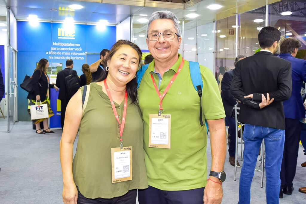 Andrea Ferreira e Alexandre Ferreira, da Veja Turismo