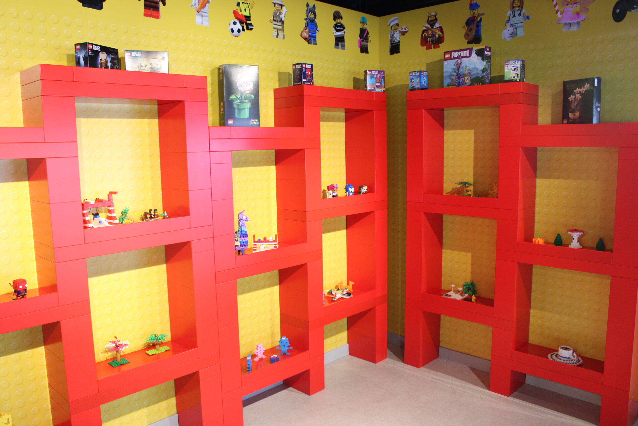 Área de Lego para famílias