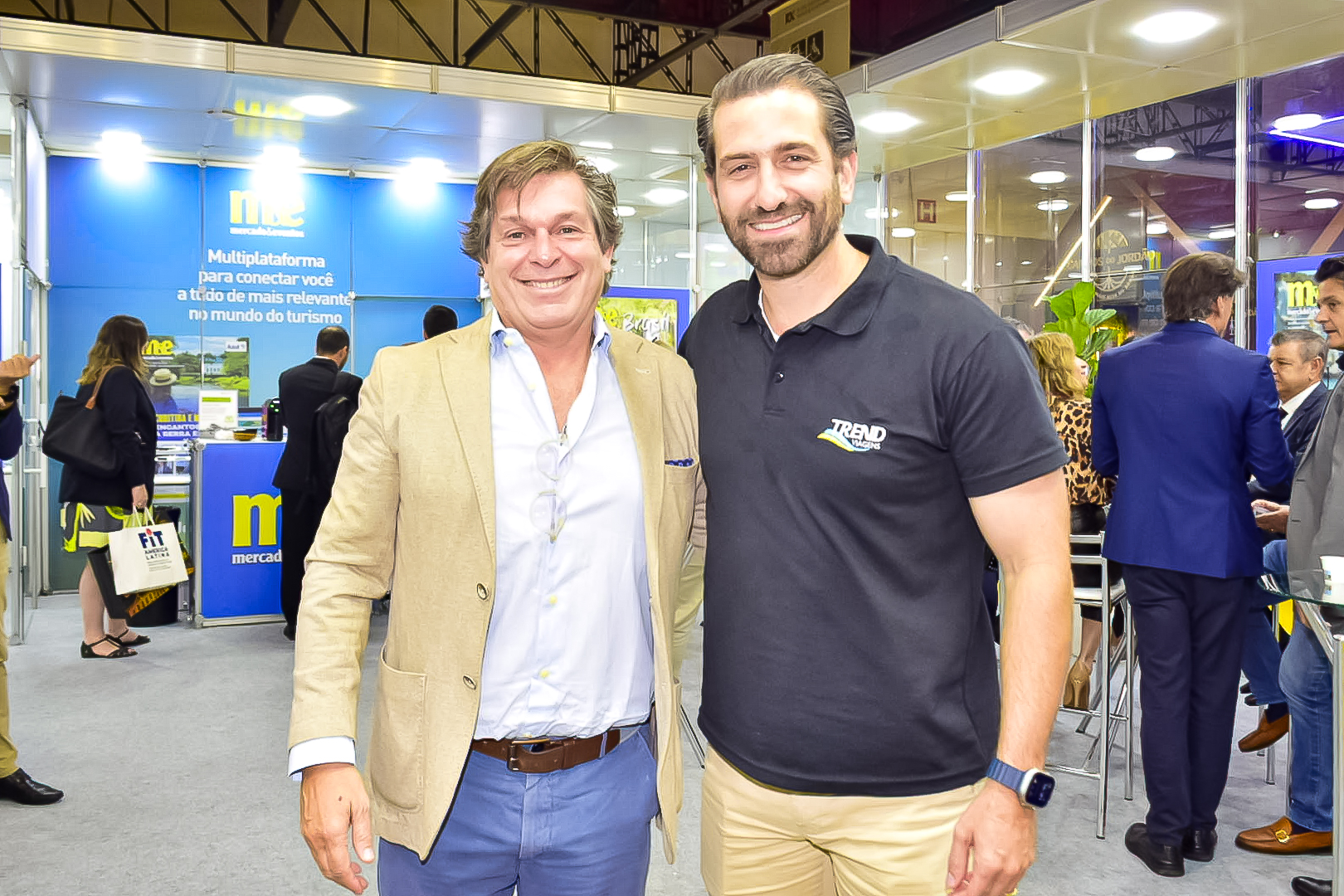 Bernardo Cardoso, do Turismo de Portugal, e Bruno Heleno, da Trend Bernardo Cardoso, do Turismo de Portugal, e Bruno Heleno, da Trend