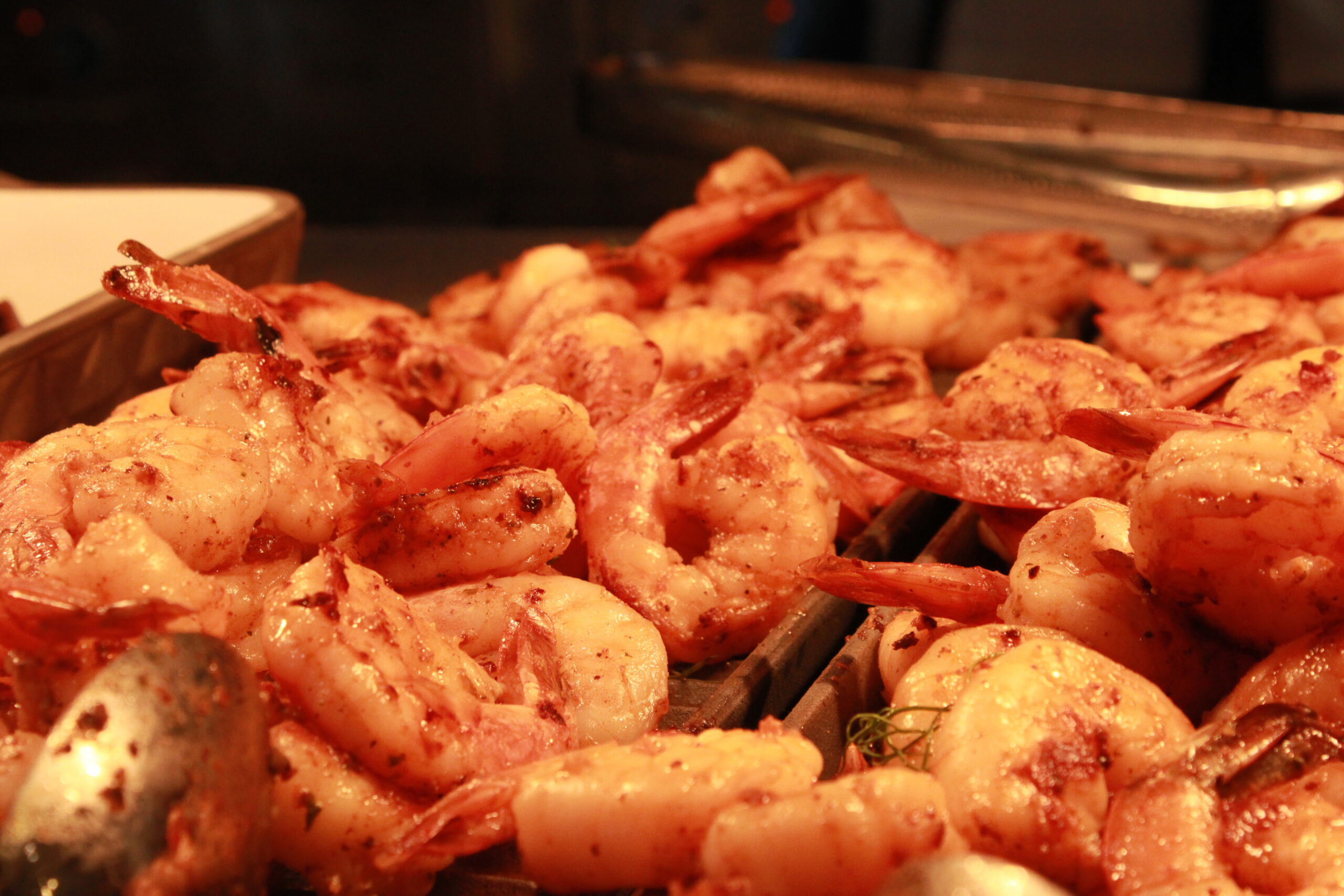 Camarão no Ill Mercato Buffet