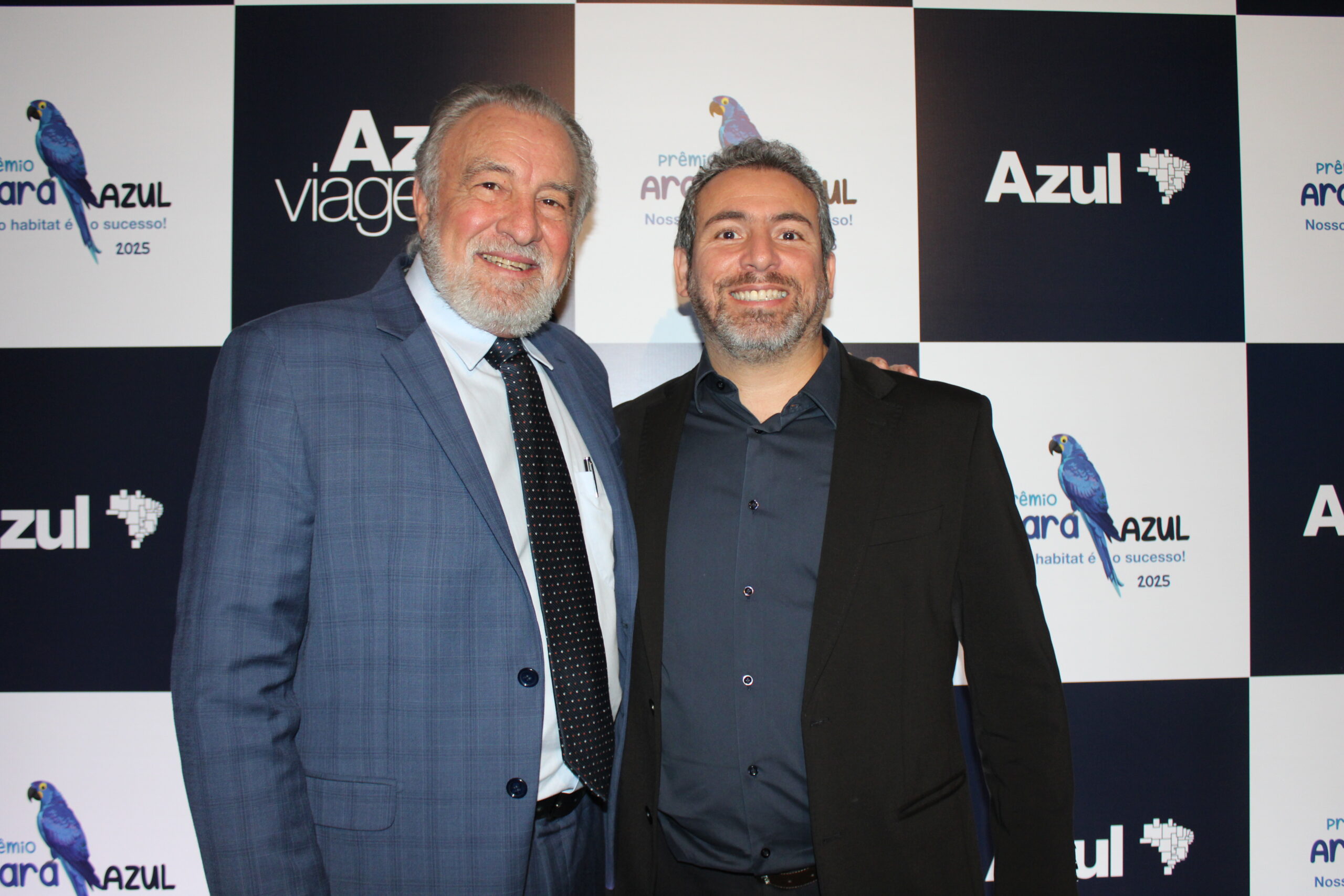 Celso Guelfi, da GTA, e Ricardo Bezerra, da Azul Viagens