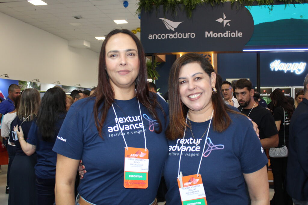 Cibele Nascimento e Vanessa Goulart, da Rextur Advance