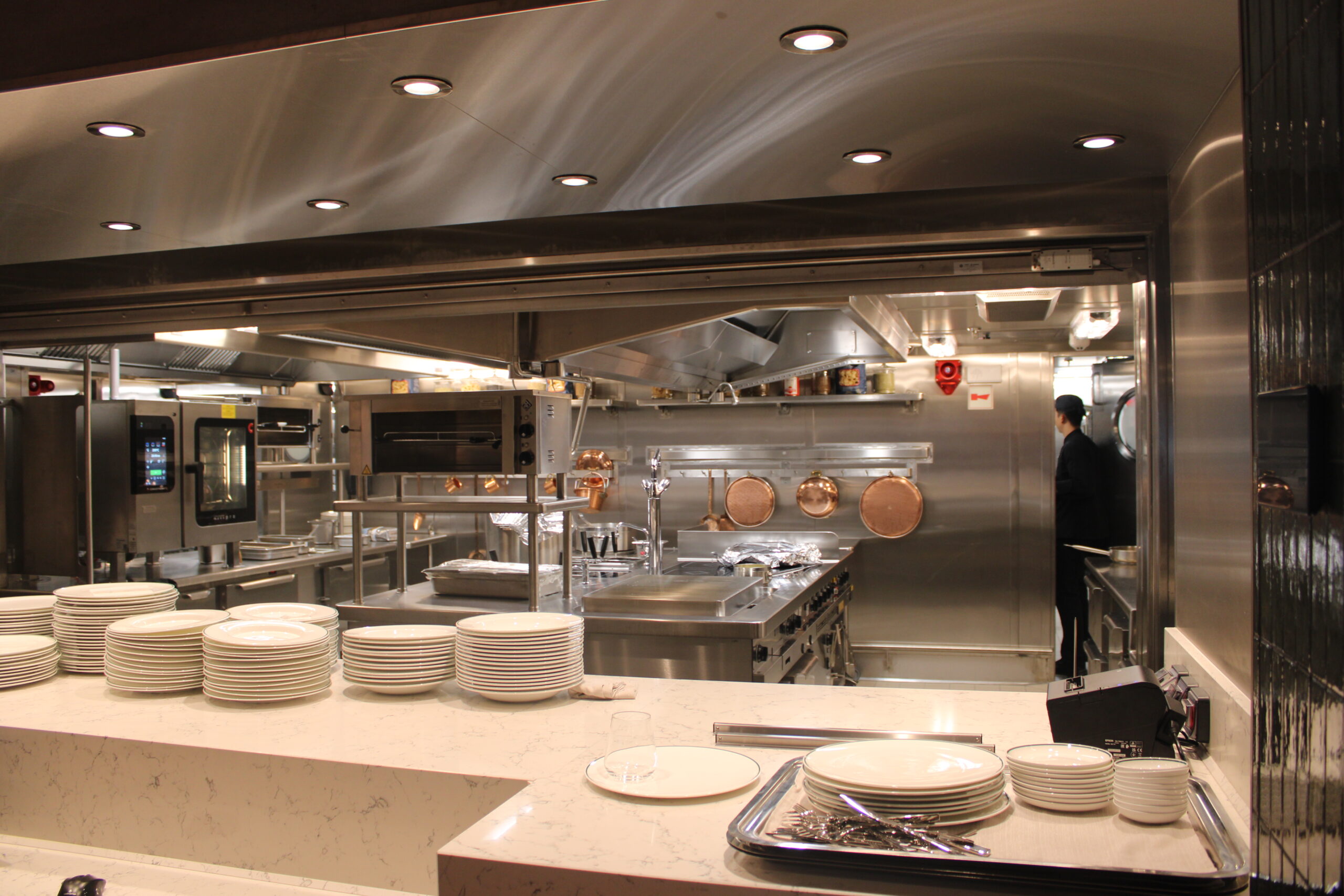 Cozinha aberta do Eataly