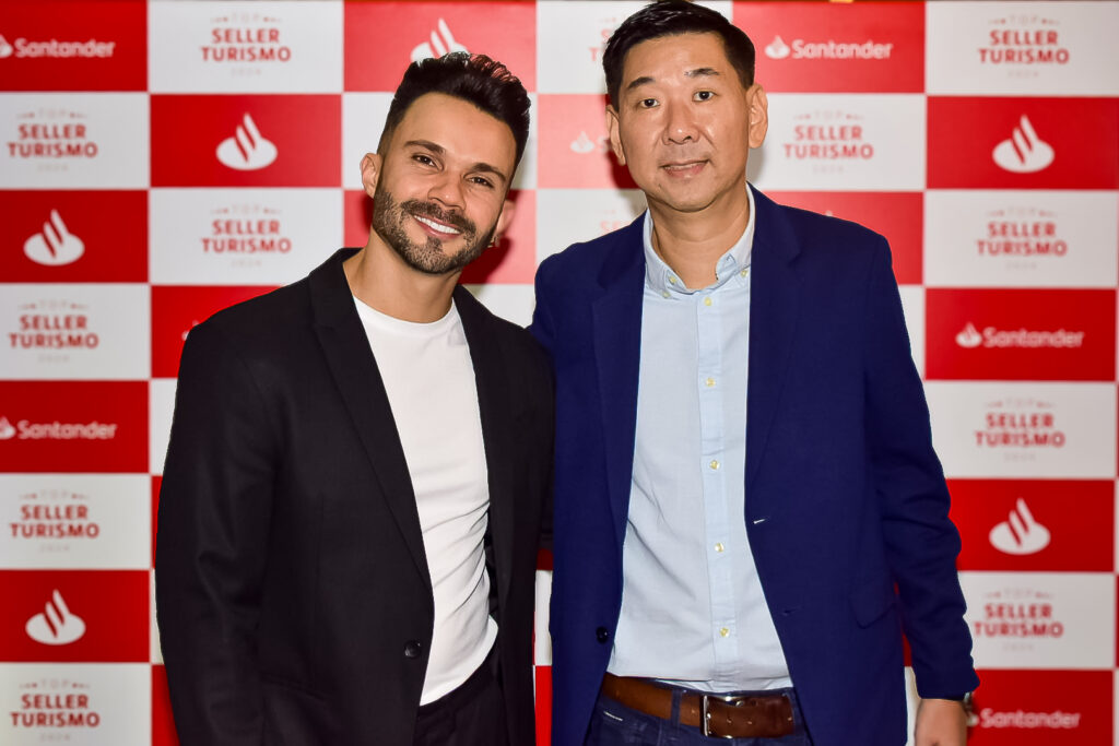 Diogo Marinho, do Santander com Luís Yamamoto, da Fronteira Asia