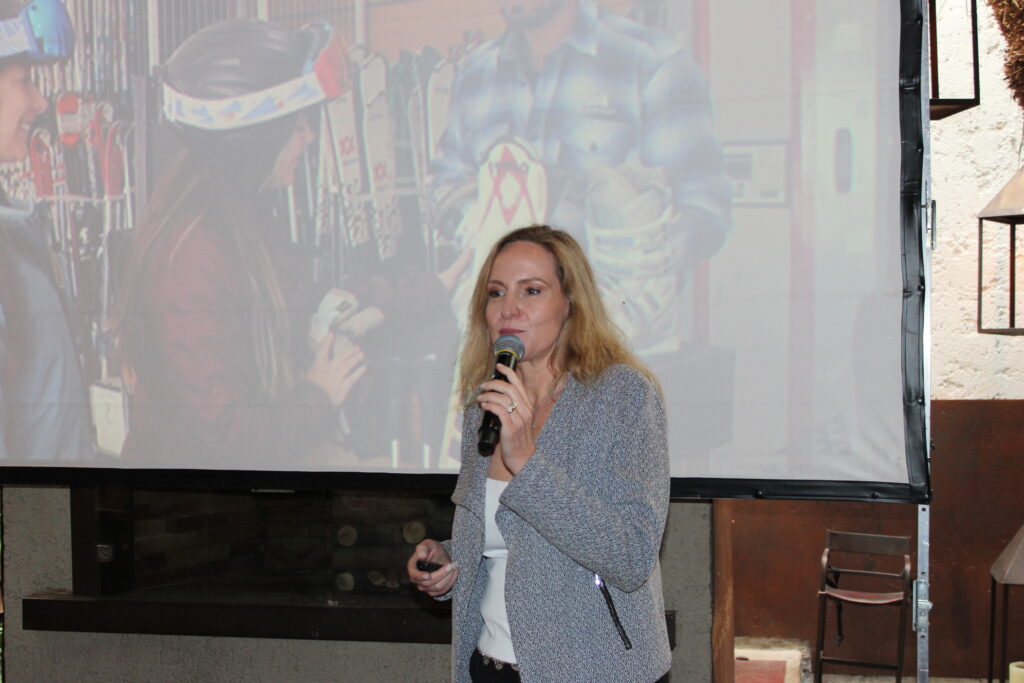 Dominique Rudloff, gerente comercial do Valle Nevado