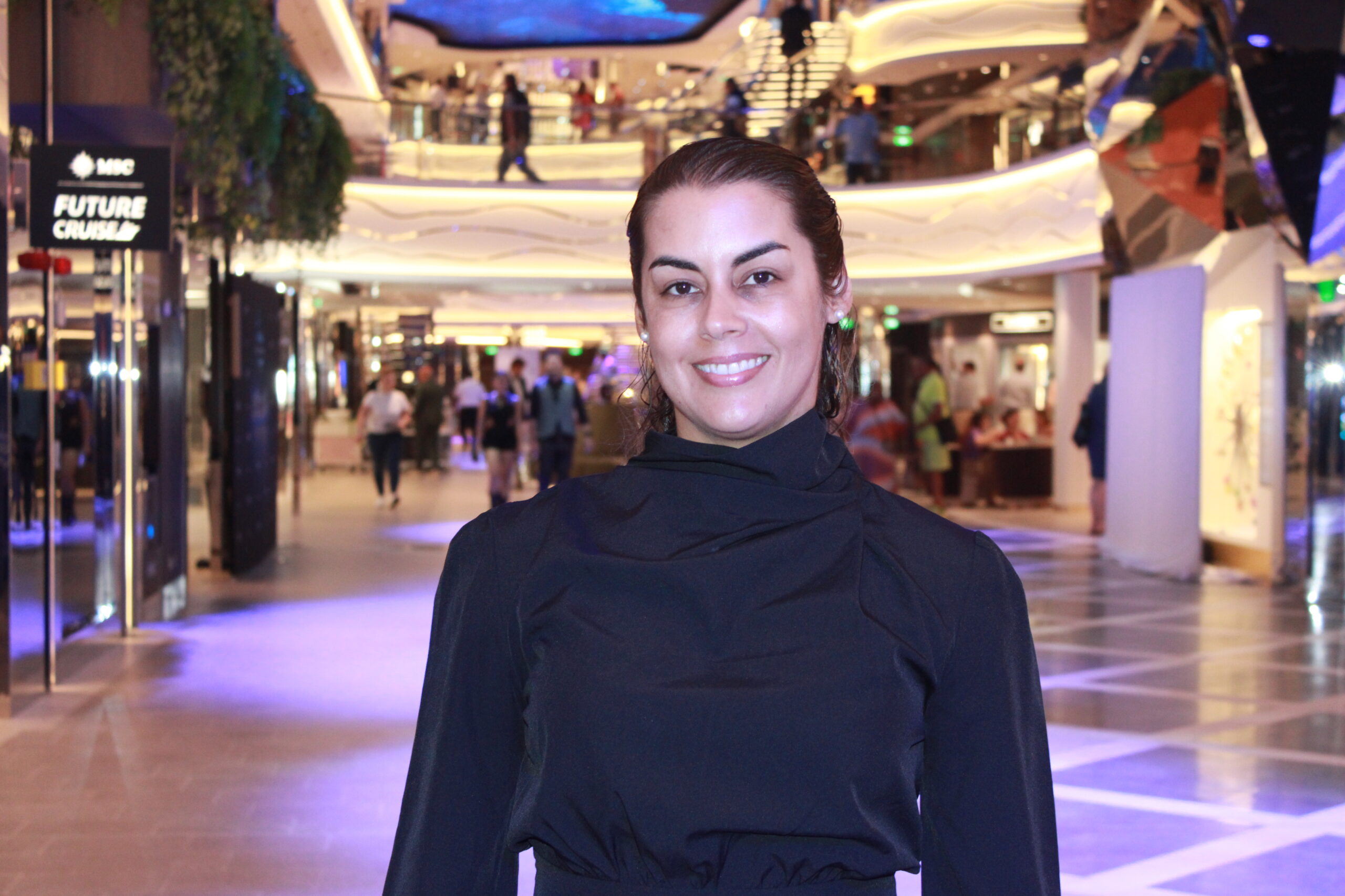 Elizangela Silva, Supervisora de Vendas da MSC Brasil Elizangela Silva, Supervisora de Vendas da MSC Brasil