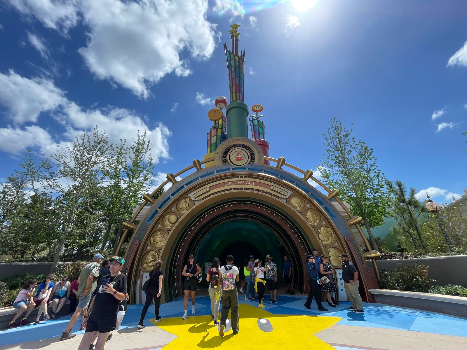 Entrada do Super Nintendo World