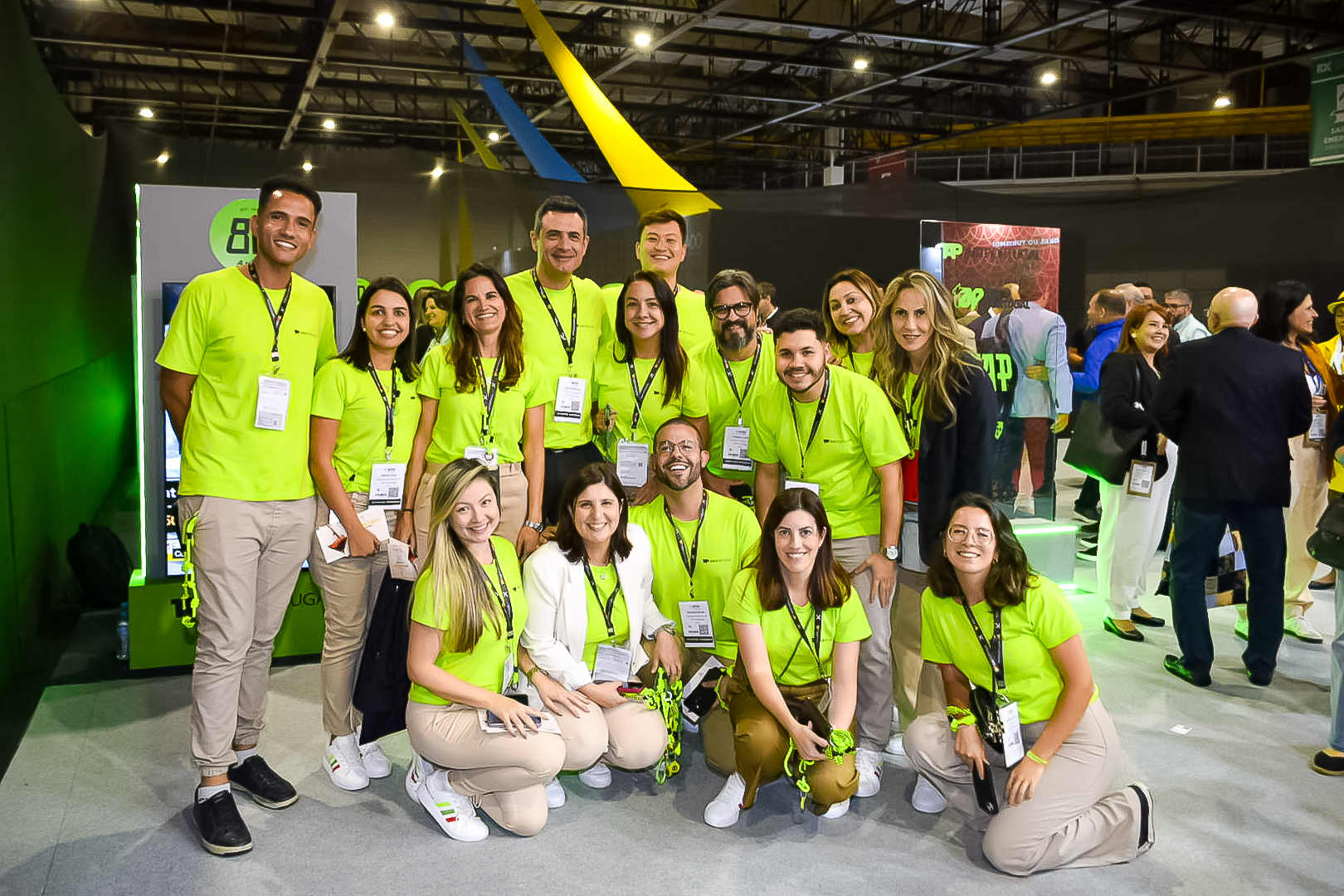 Equipe da TAP em ativação na WTM Latin America Equipe da TAP em ativação na WTM Latin America