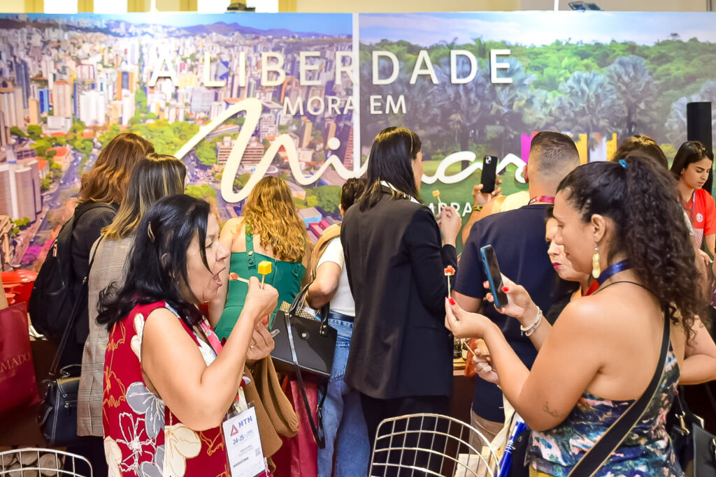 Experiência gastronômica no estande de Minas Gerais