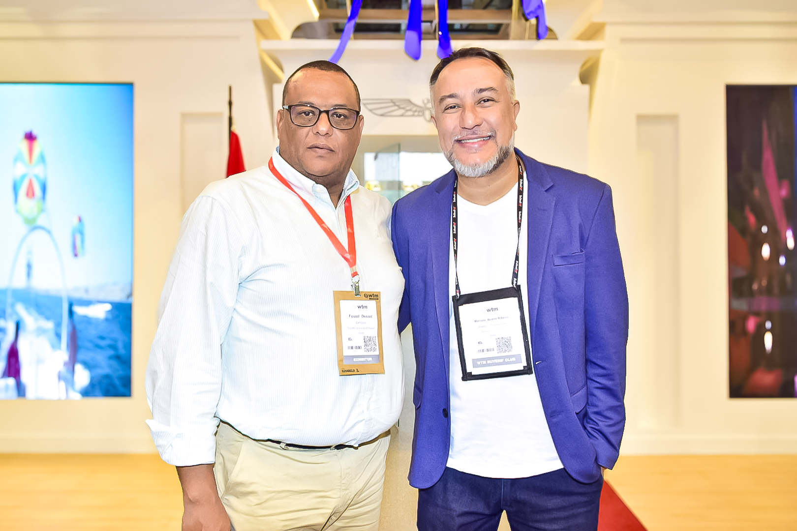 Fouad Ousaid, da Exotic Travel e Marcelo Ribeiro, da Arrived Tourism