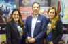 Gabriela Cavalheiro, Marcos Barros e Juliana Pisani, da Universal (Ana Azevedo/M&E)