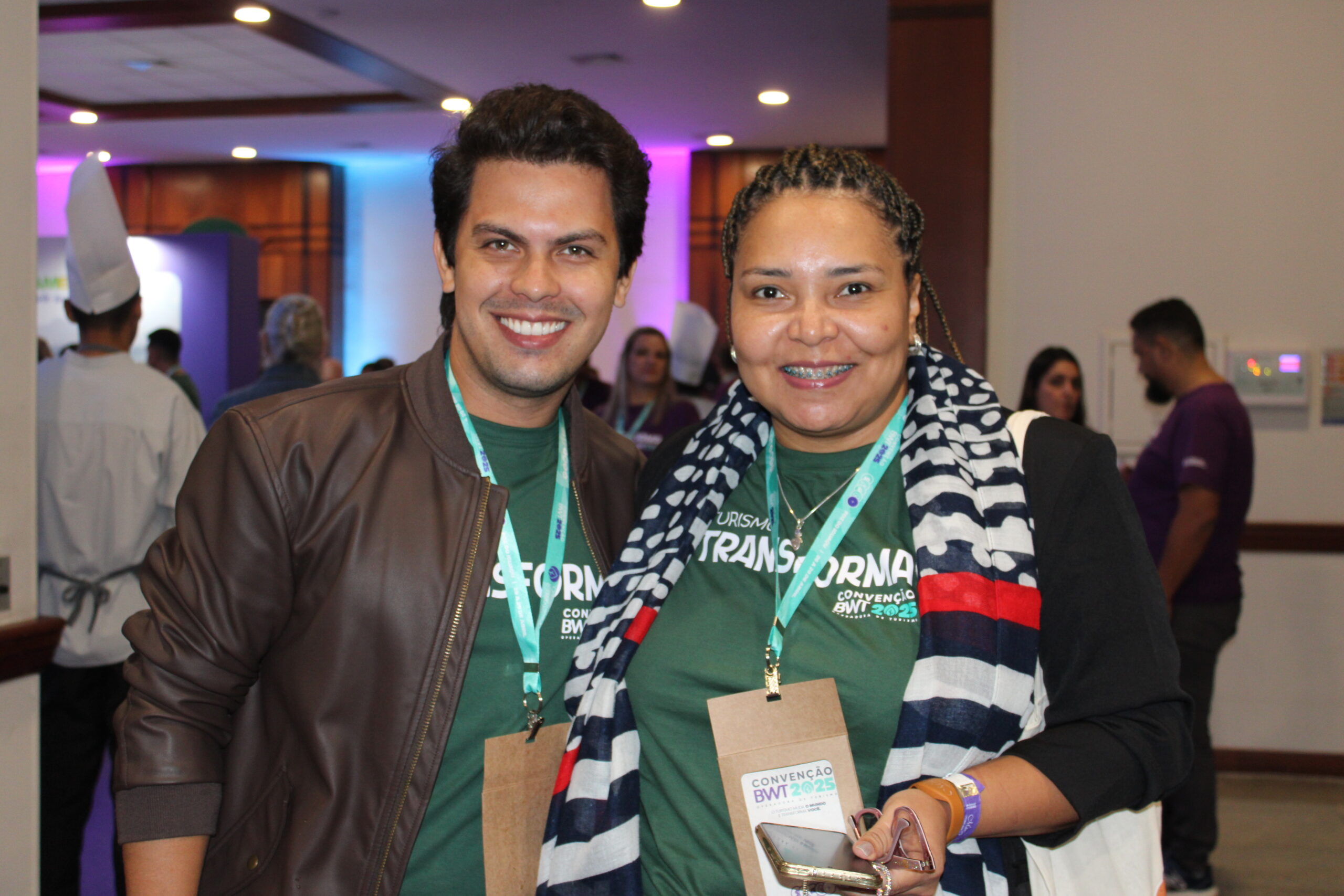 Geovane Basilio, Triplace Viagens, e Lidiane da Silva, da Território Viagens Geovane Basilio, Triplace Viagens, e Lidiane da Silva, da Território Viagens