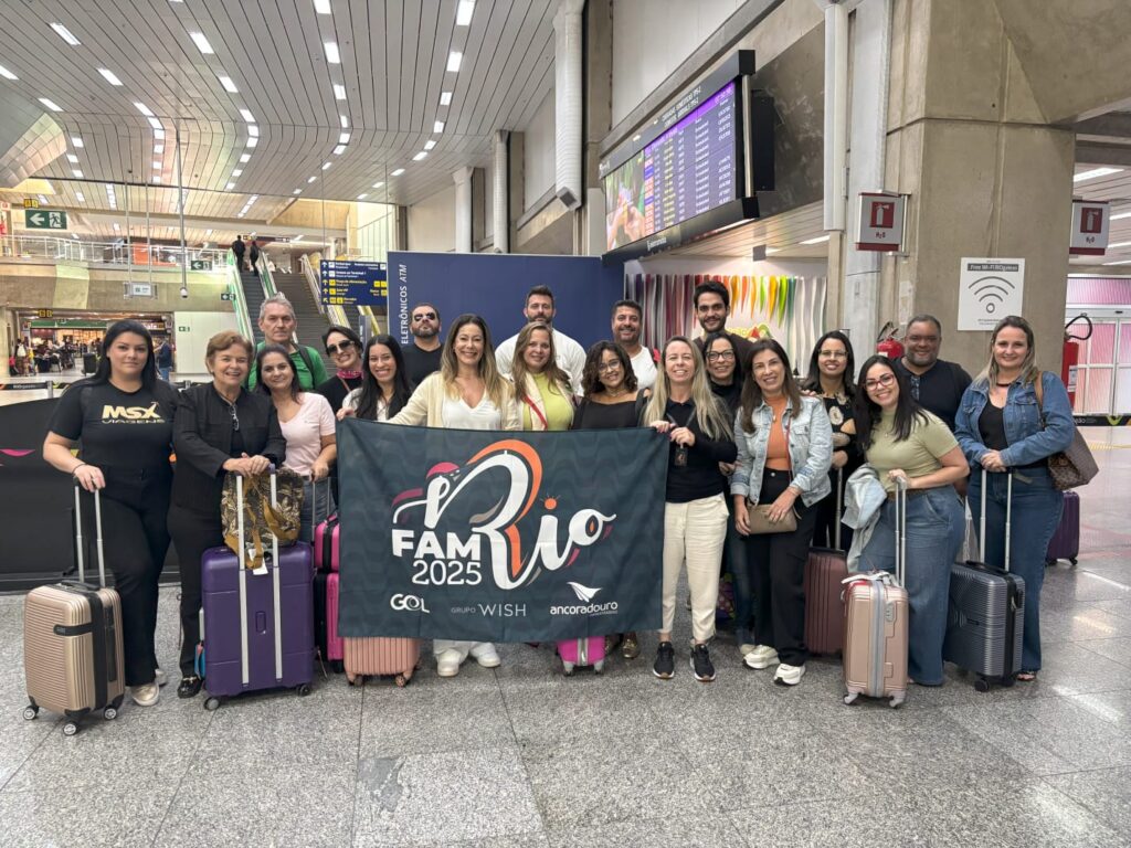 IMG 20250425 WA0017 Ancoradouro leva agentes para famtour no Rio de Janeiro em parceria com Gol e Wish