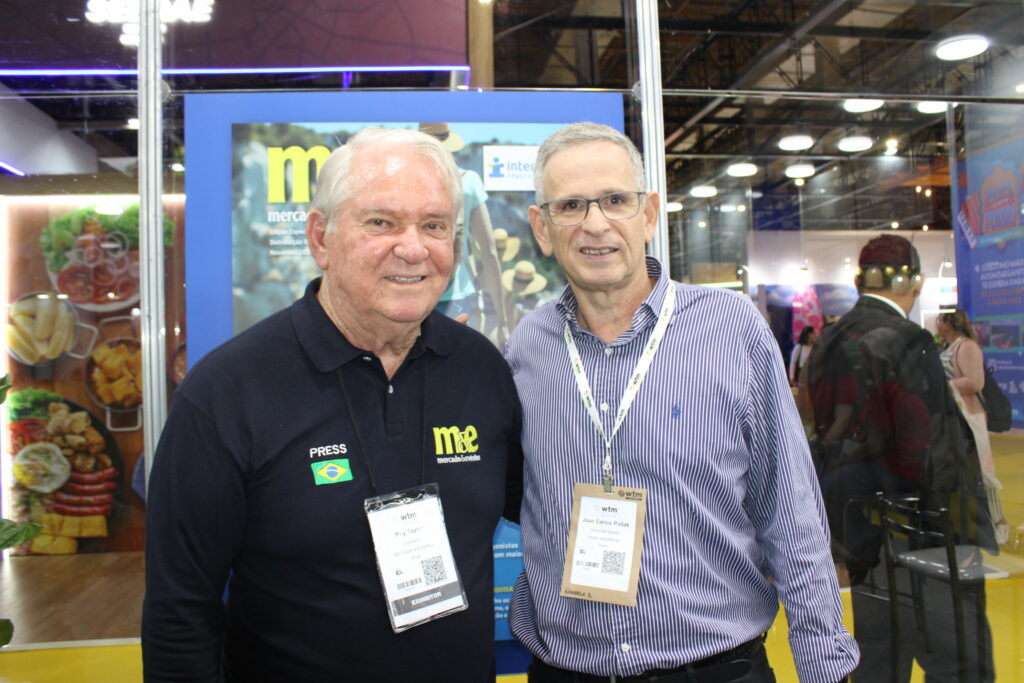 Roy Taylor, do M&E e Joao Polak, do hotel Jequitimar