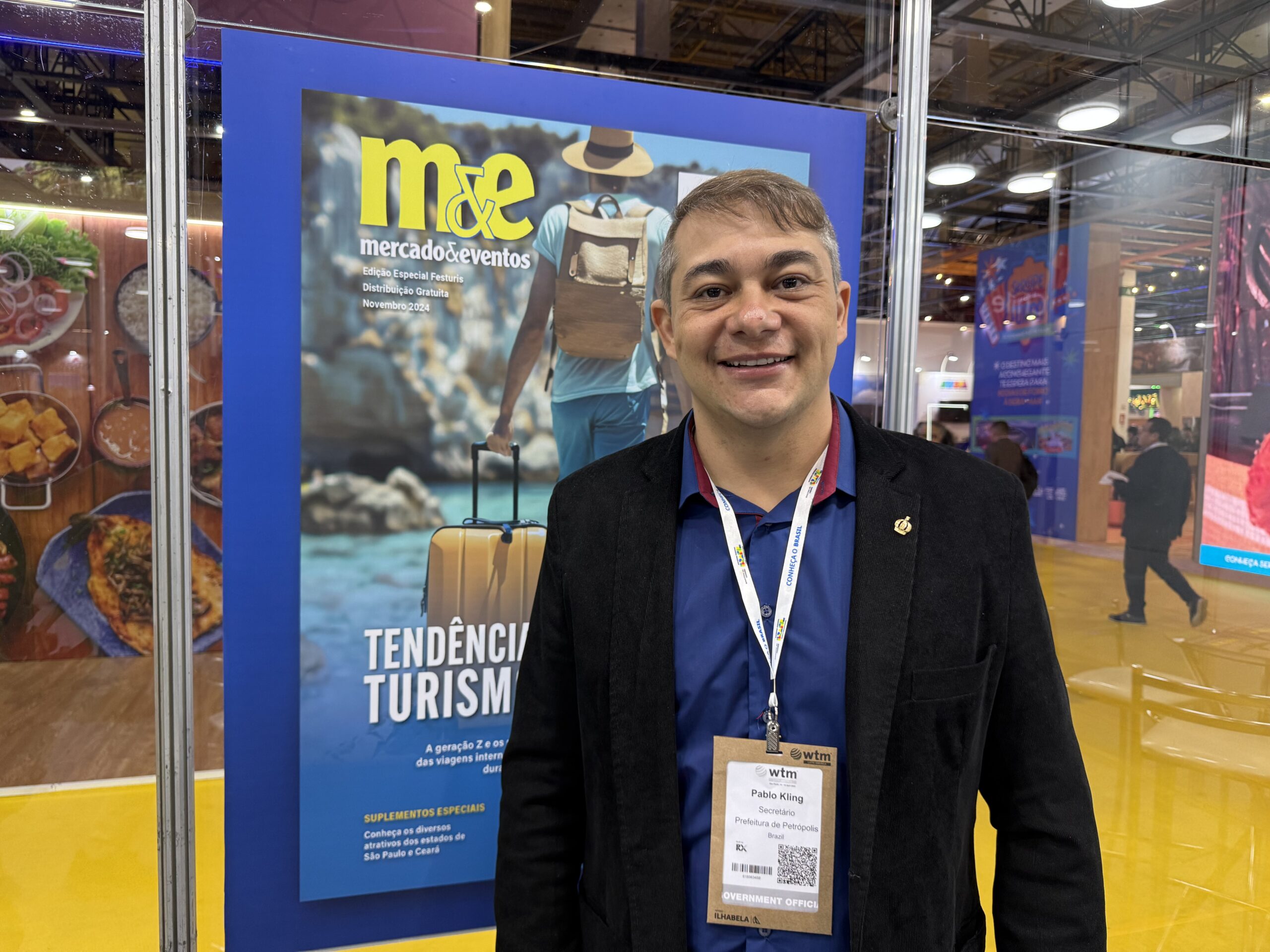 Pablo Kling, Secretário de Turismo de Petrópolis (Matheus Bueno/M&E)