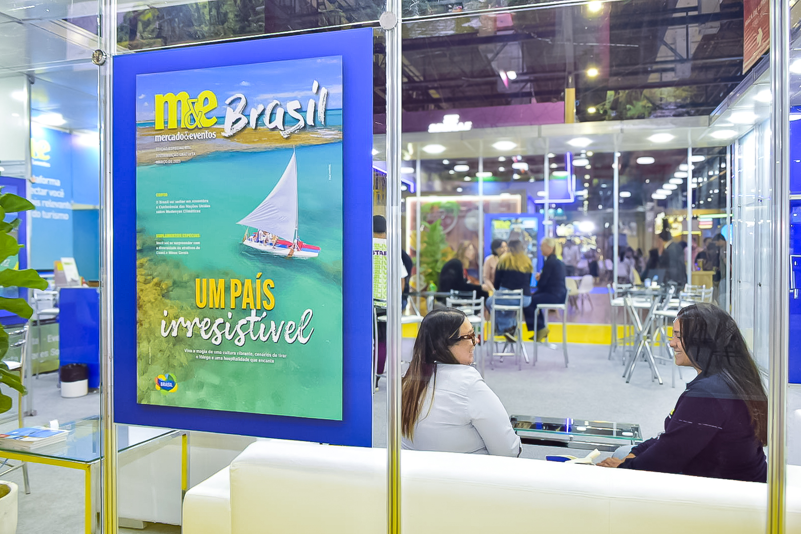 Estande do M&E na WTM Estande do M&E na WTM