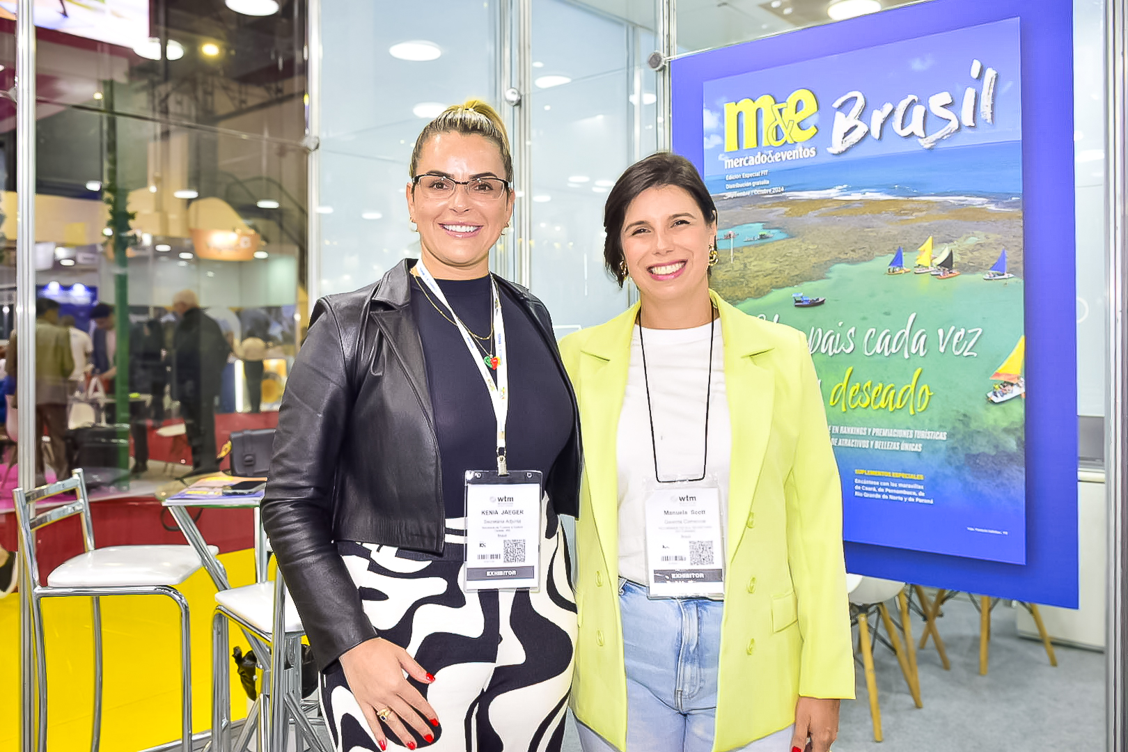 Kenia Jager e Manuela Scott, de Canela