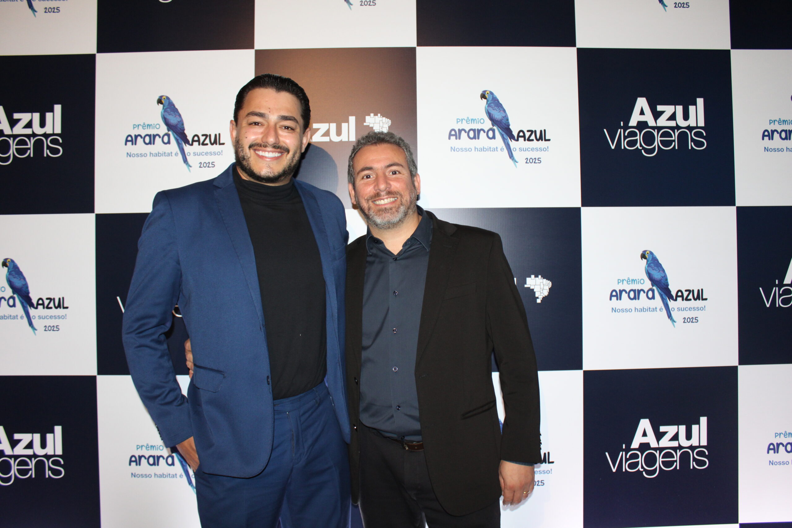 Leonardo Morais, da Home Tour, e Ricardo Bezerra, da Azul Viagens