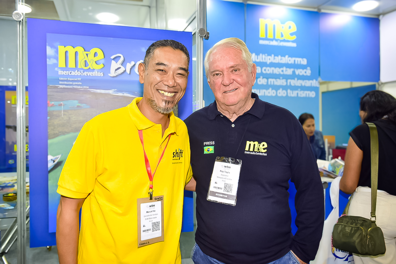 Marcel Ito, da Shift e Roy Taylor, do M&E