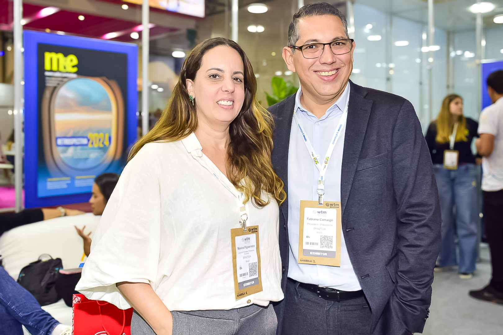 Marina Figueiredo e Fabiano Camargo, da Braztoa