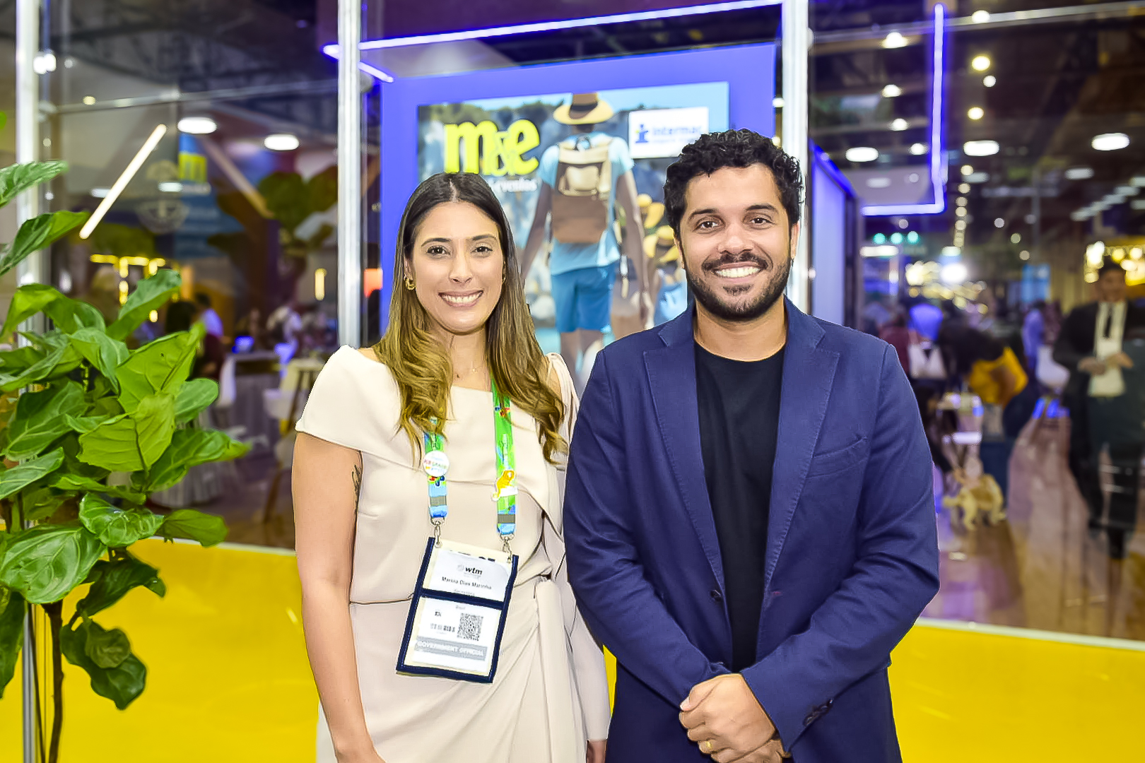 Marina Marinho, da Setur-RN e Raoni Fernandes, da Emprotur Marina Marinho, da Setur-RN e Raoni Fernandes, da Emprotur