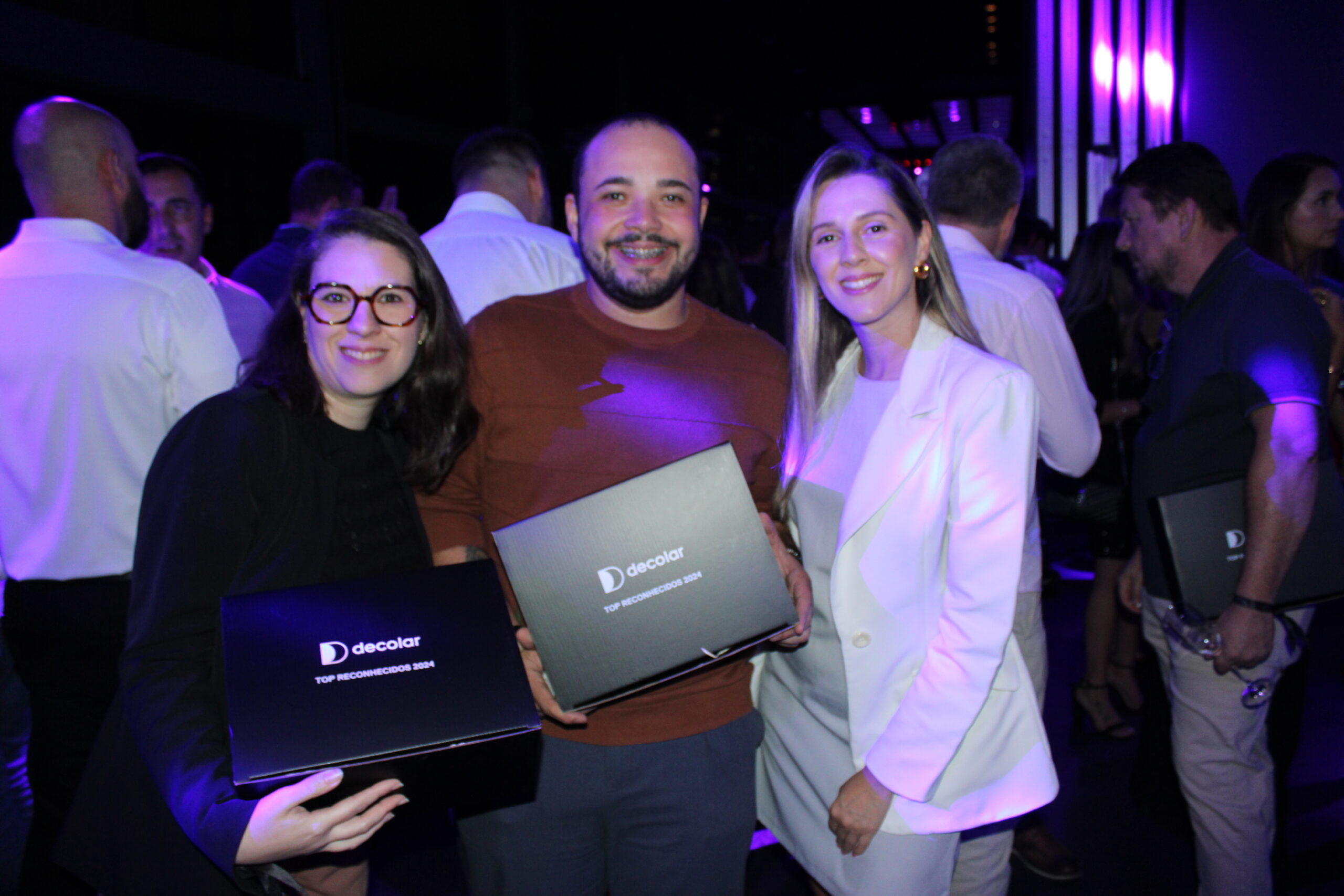 Natasha Guedes, Gustavo Silva, HCC Hotéis e Caroline Gobbo, da Decolar Natasha Guedes, Gustavo Silva, HCC Hotéis e Caroline Gobbo, da Decolar