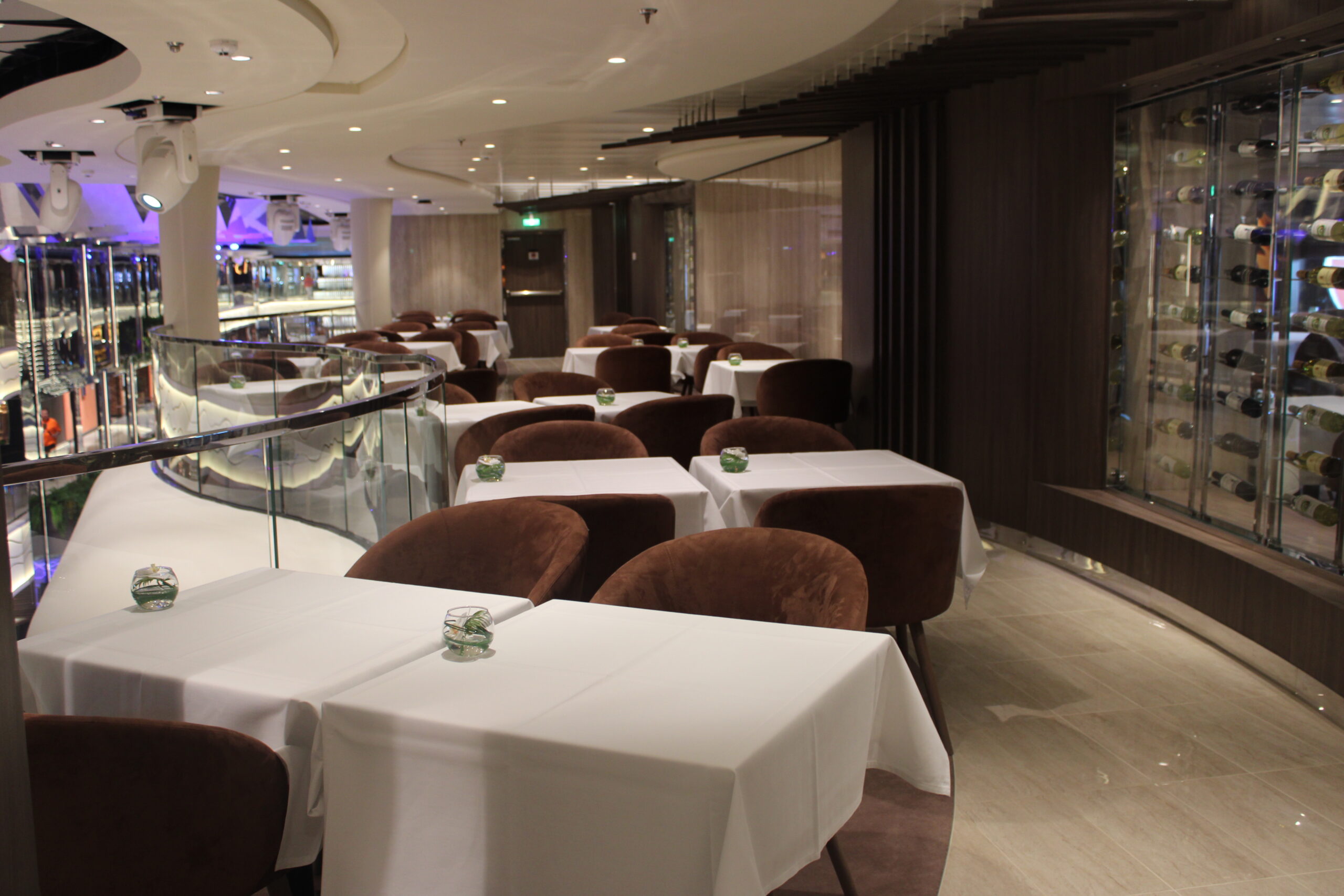 O restaurante Les Dunes