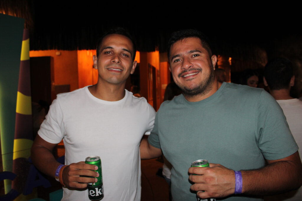 Pedro Aguiar, da Aguiar Viagens, e Abidio Jr., da BWT