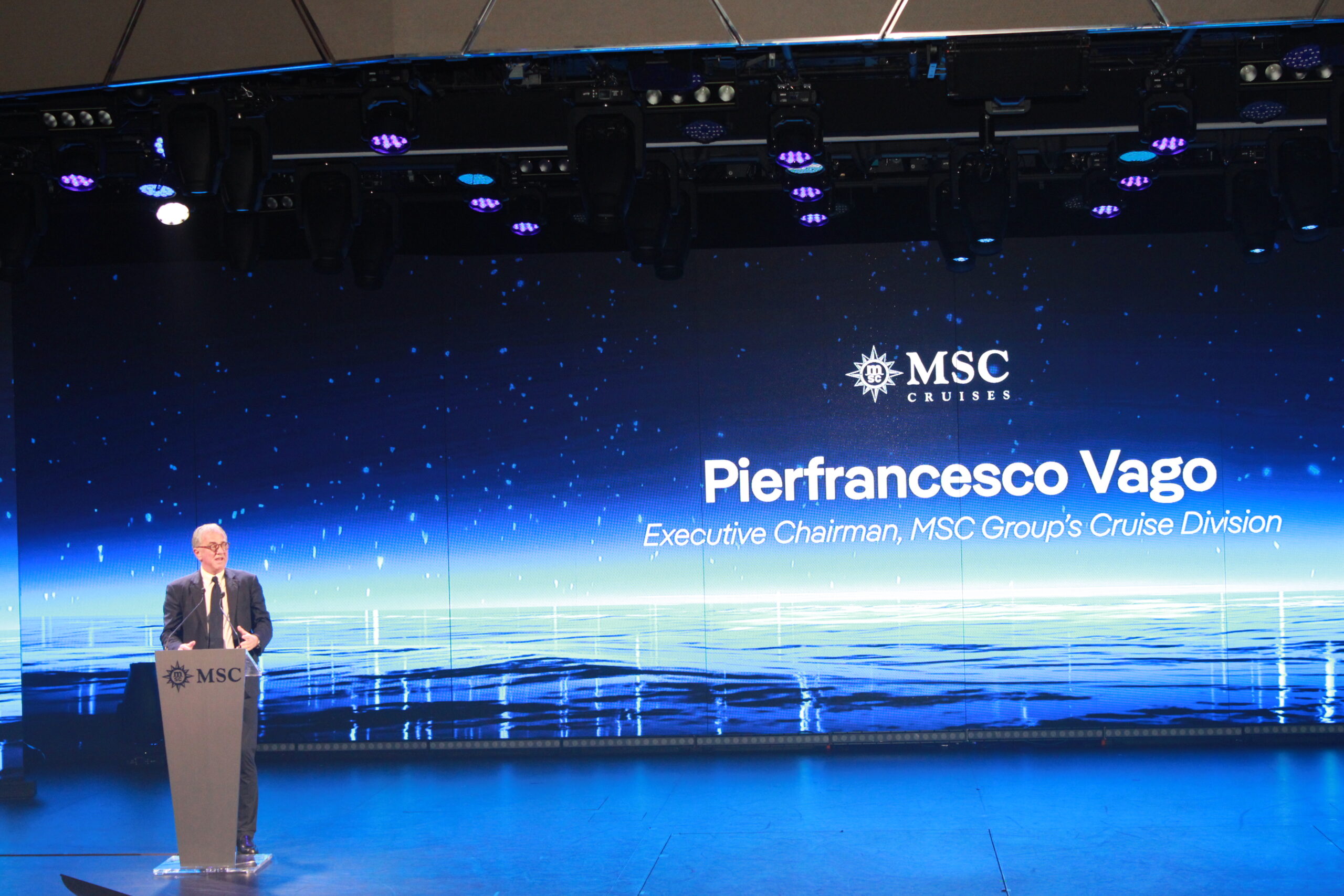 Pierfrancesco Vago, chairman da MSC