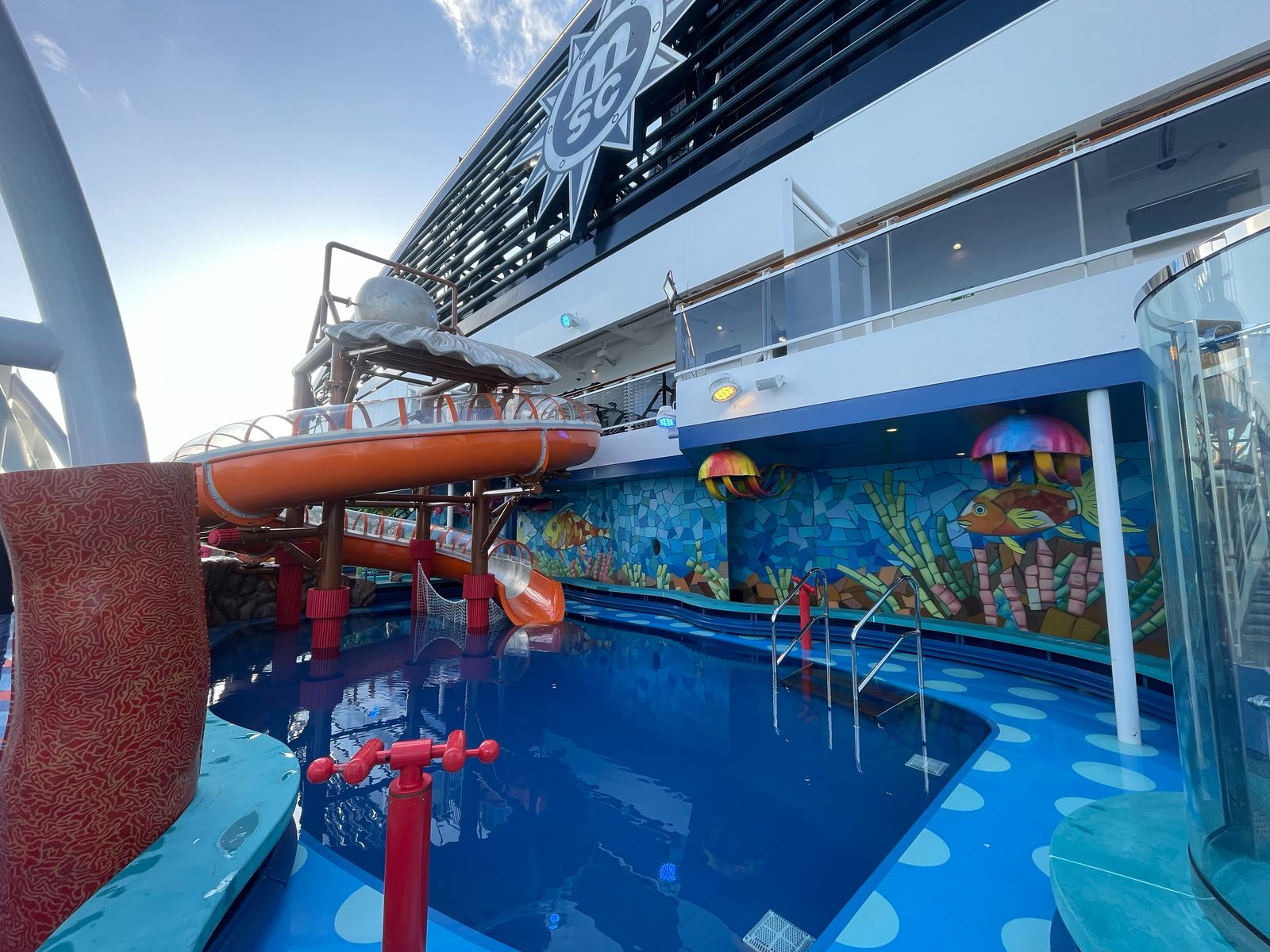 Piscina infantil do Acquapark