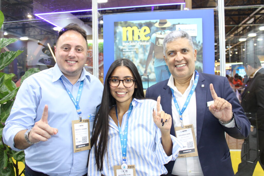 Renato Dassan, Barbara Aoki e Eduardo Aoki, da Intermac Assistance