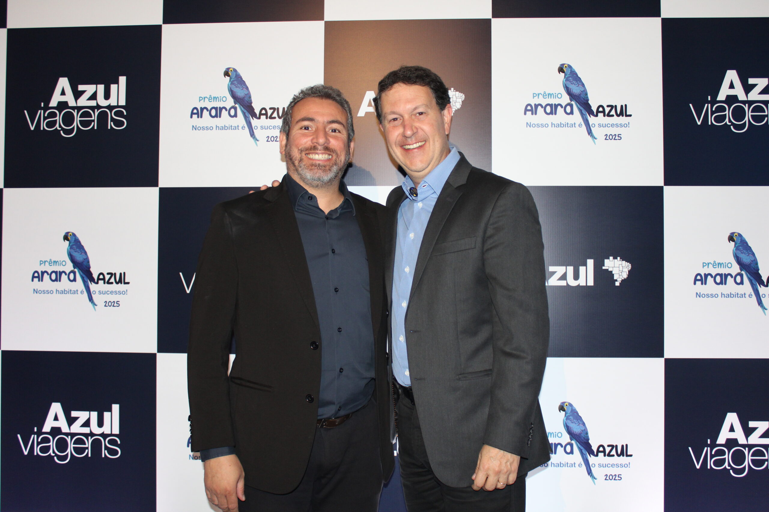 Ricardo Bezerra, da Azul Viagens, e Daniel Bicudo, da Azul
