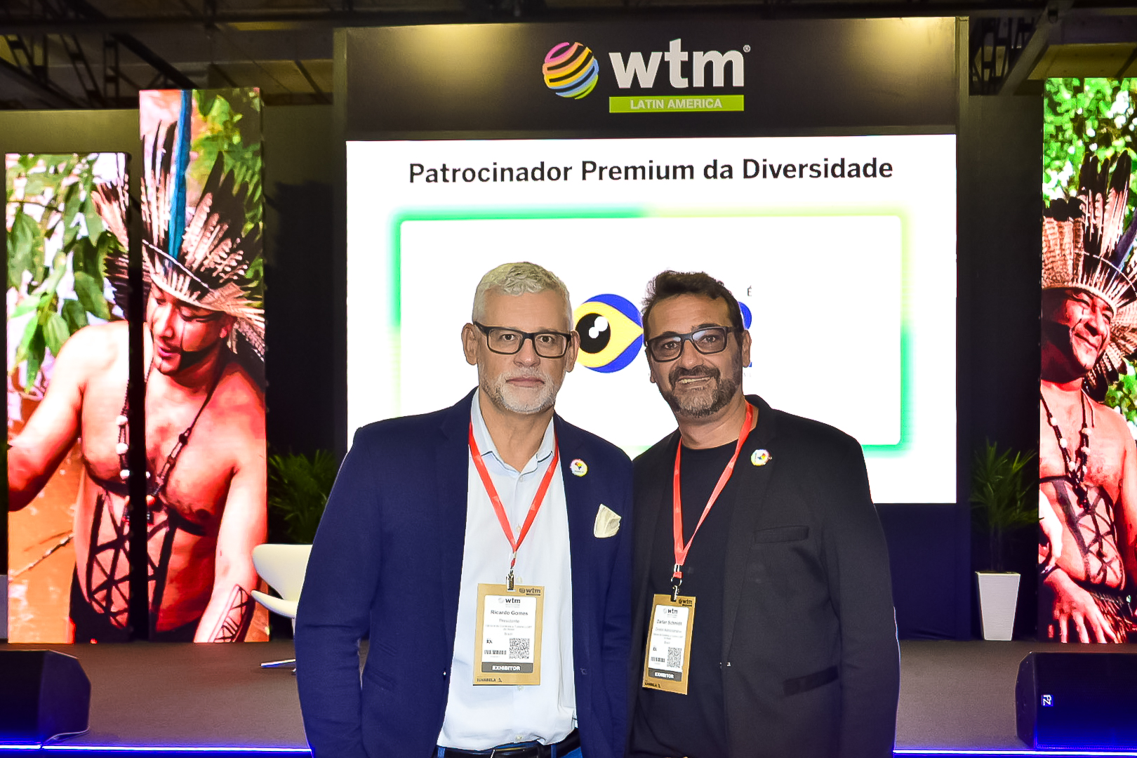 Ricardo Gomes e Darlan Schimidt, da Câmara de Comércio LGBT