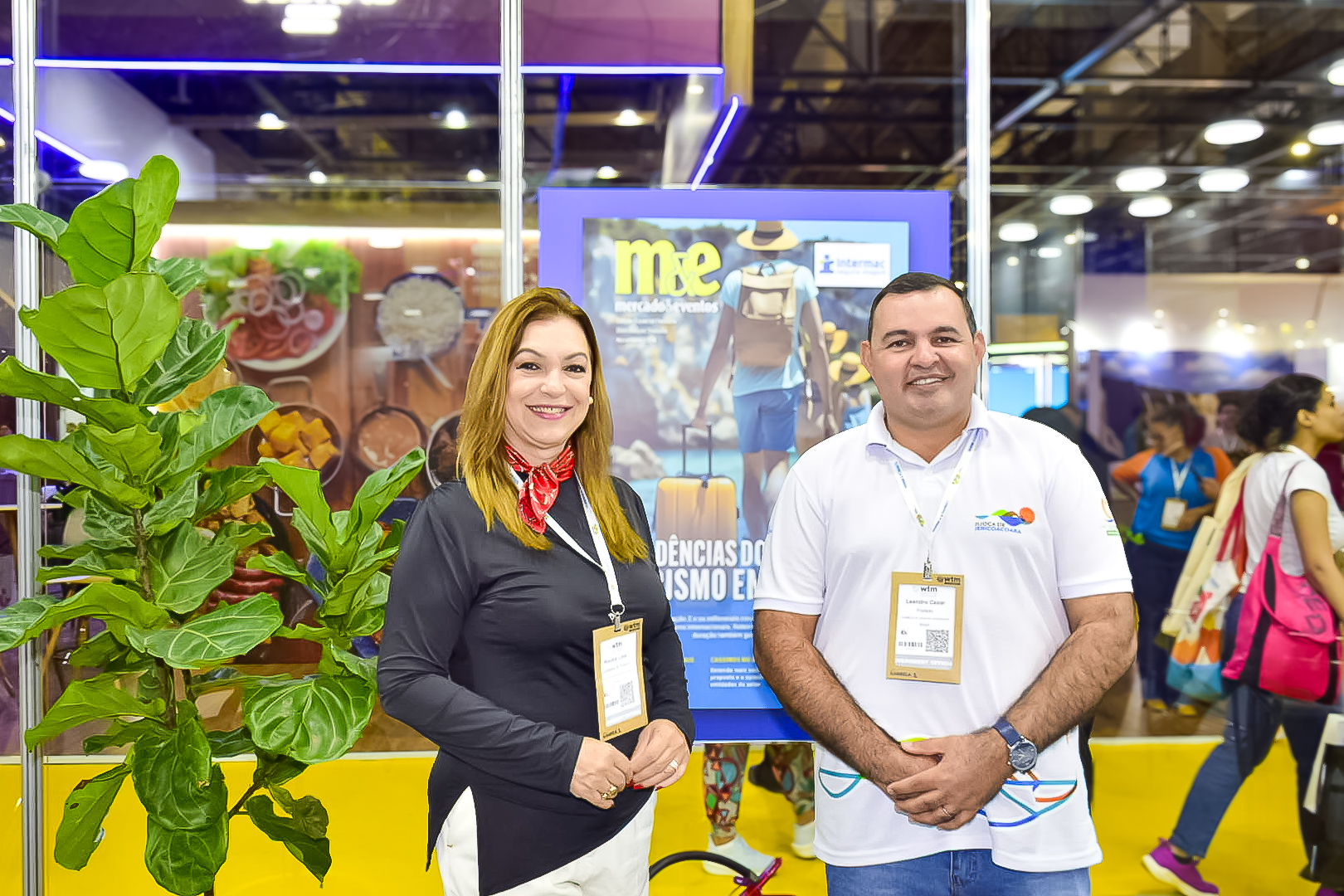 Jeri marca presença na WTM-LA com foco em inovação, sustentabilidade e fortalecimento internacional 1 Rosa Lima e Leandro Cezar de Jericoacoara Jeri marca presença na WTM-LA com foco em inovação, sustentabilidade e fortalecimento internacional