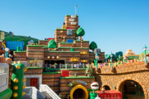 A área do Super Nintendo World oferece uma verdadeira imersão no mundo dos games (Divulgação/Universal Orlando)