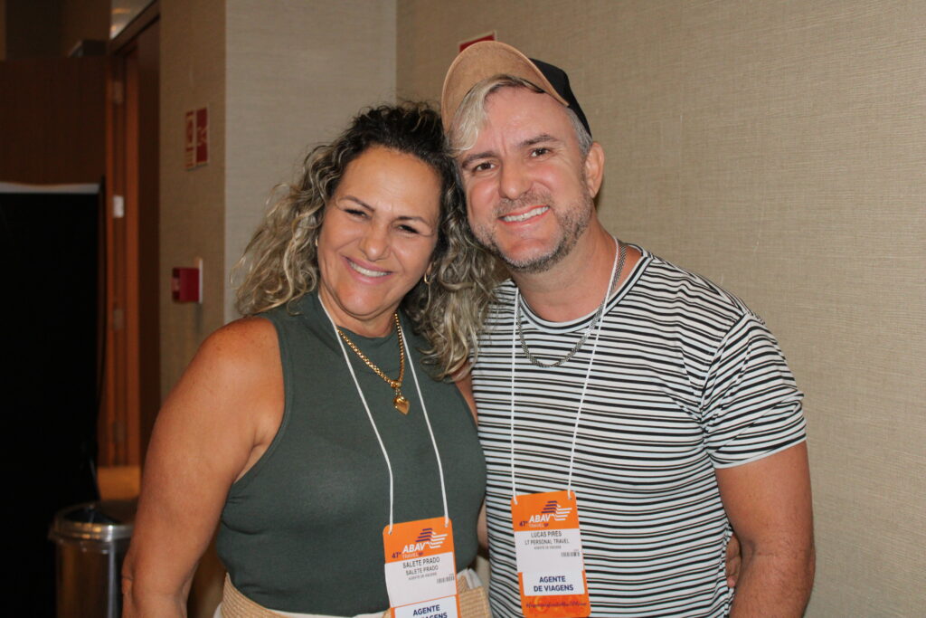 Salete Prado e Lucas Pires, da LT Personal Travel