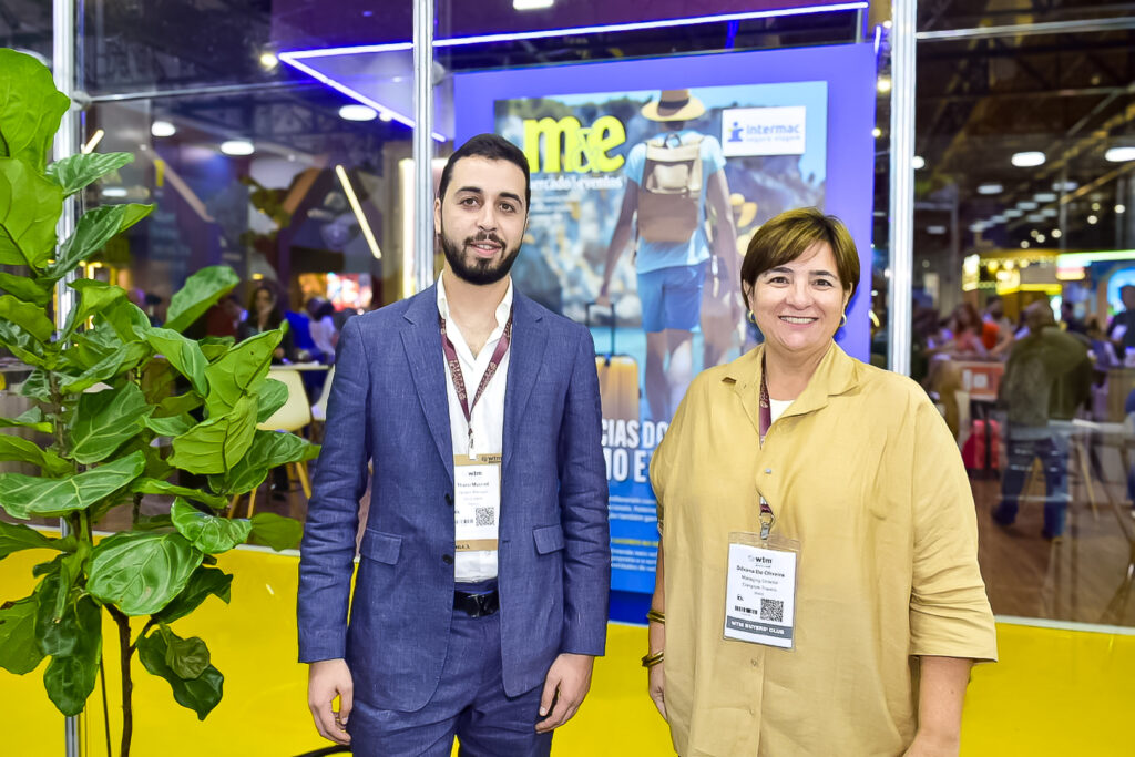 Thami Mourad, da GM2 Travel e Silvana Oliveira, da Compton Travels