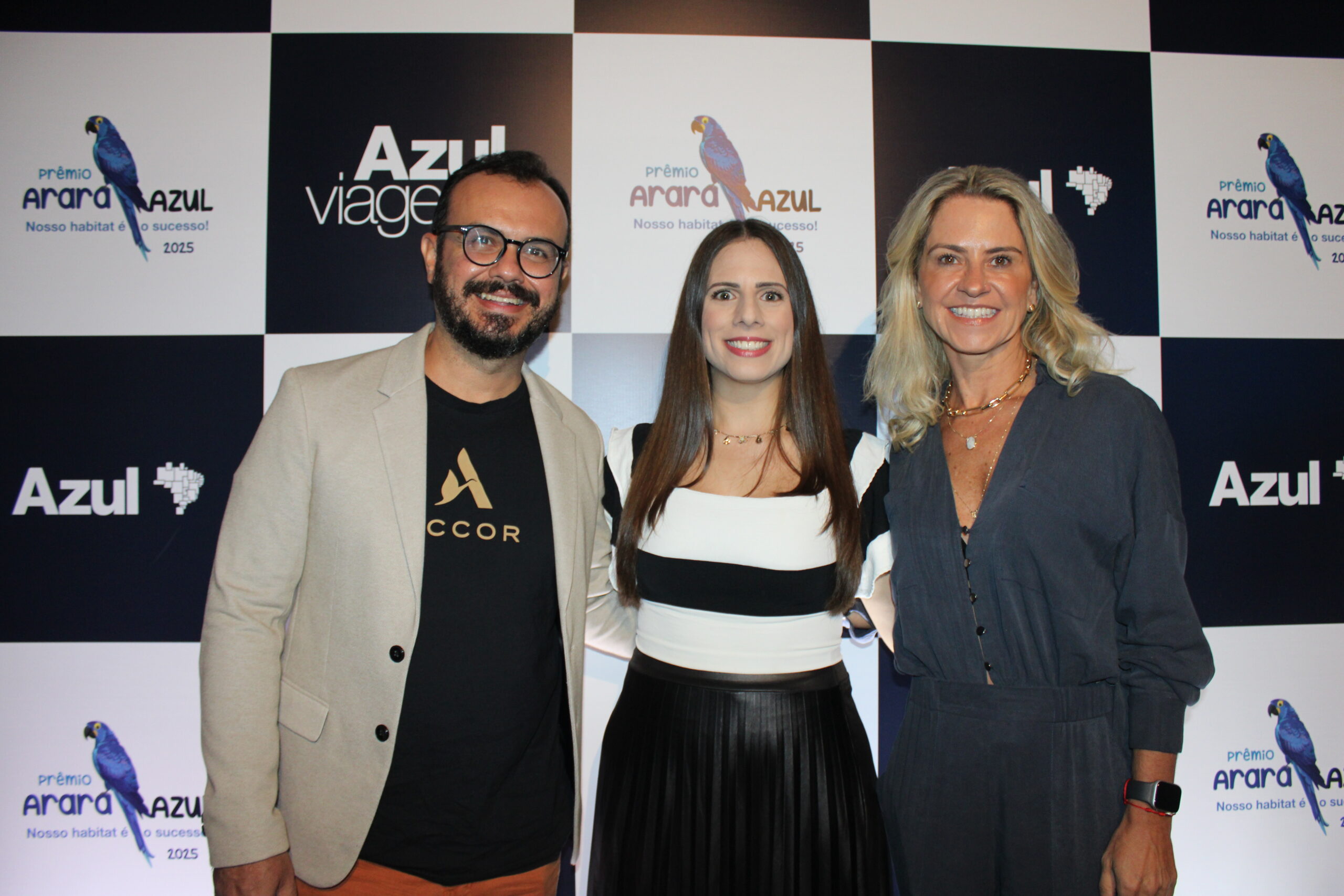 Thiago Alves, Cynthia Paschoal e Daniela Pimentel, da Accor