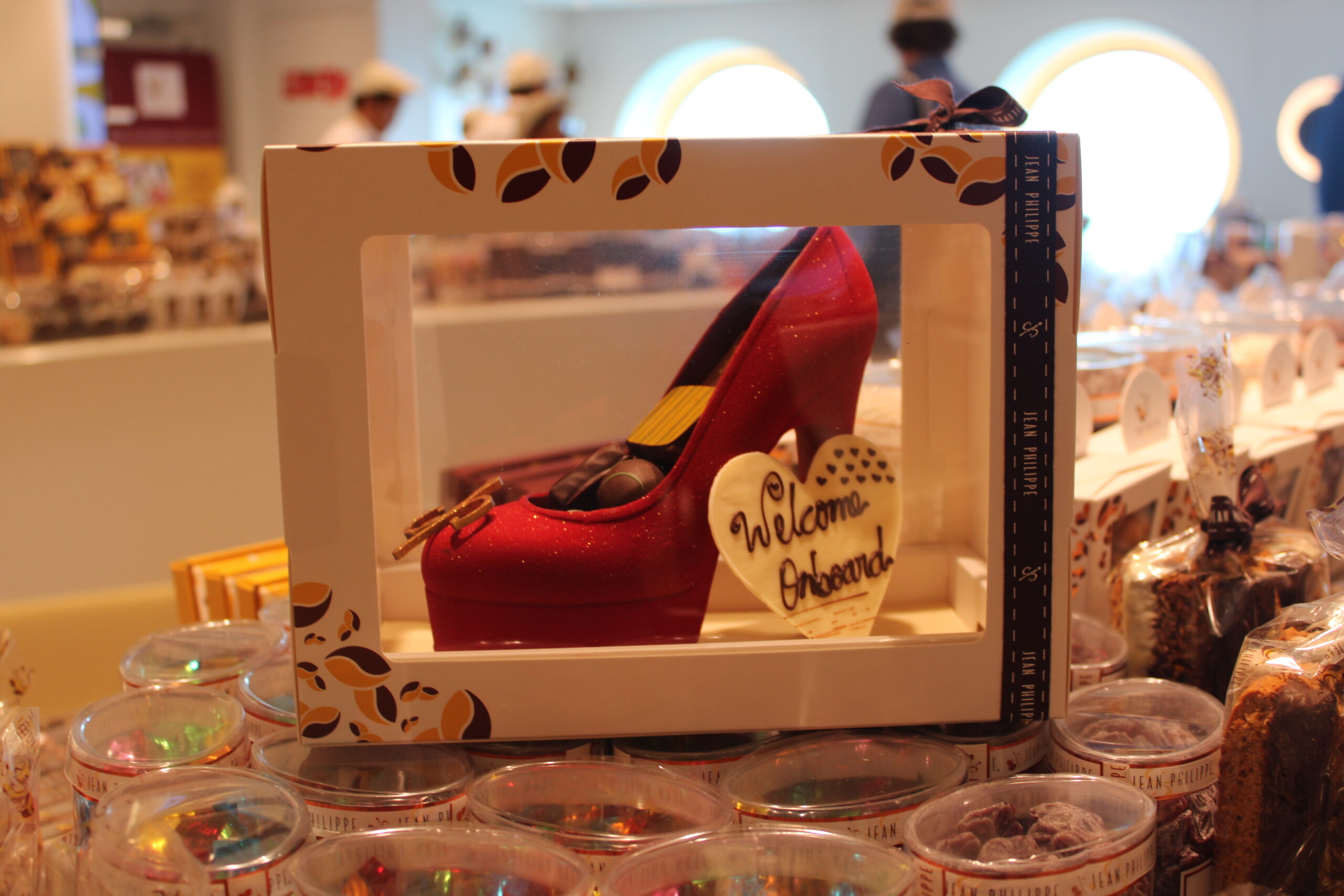 Uma das 'obras de arte' de chocolate da Jean Philippe