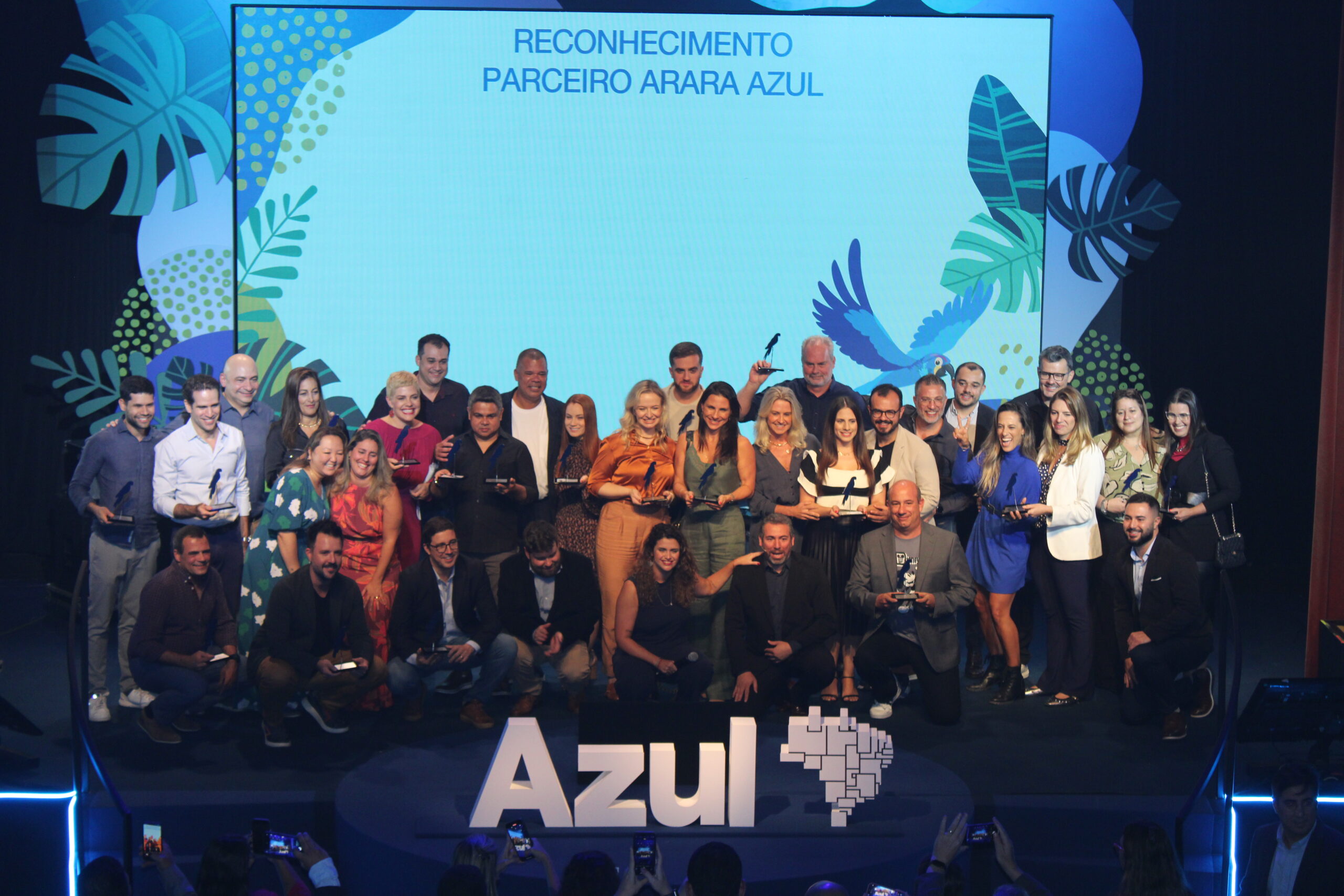Vencedores Reconhecimento Parceiro Arara Azul