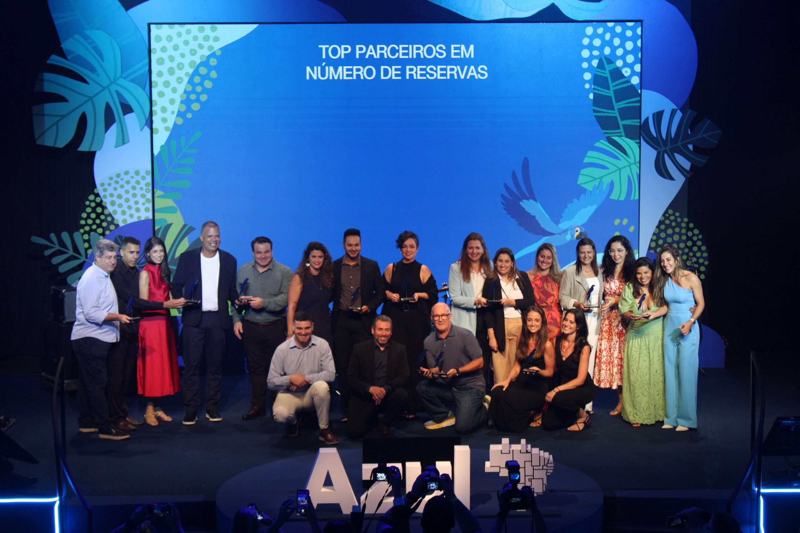 Vencedores Top Parceiros em Número de Reservas