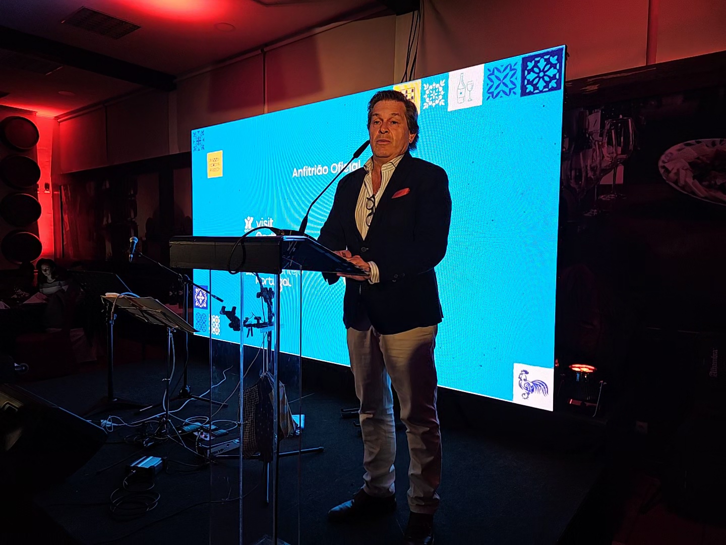 Bernardo Cardoso, do Visit Portugal, dá as boas-vindas aos convidados