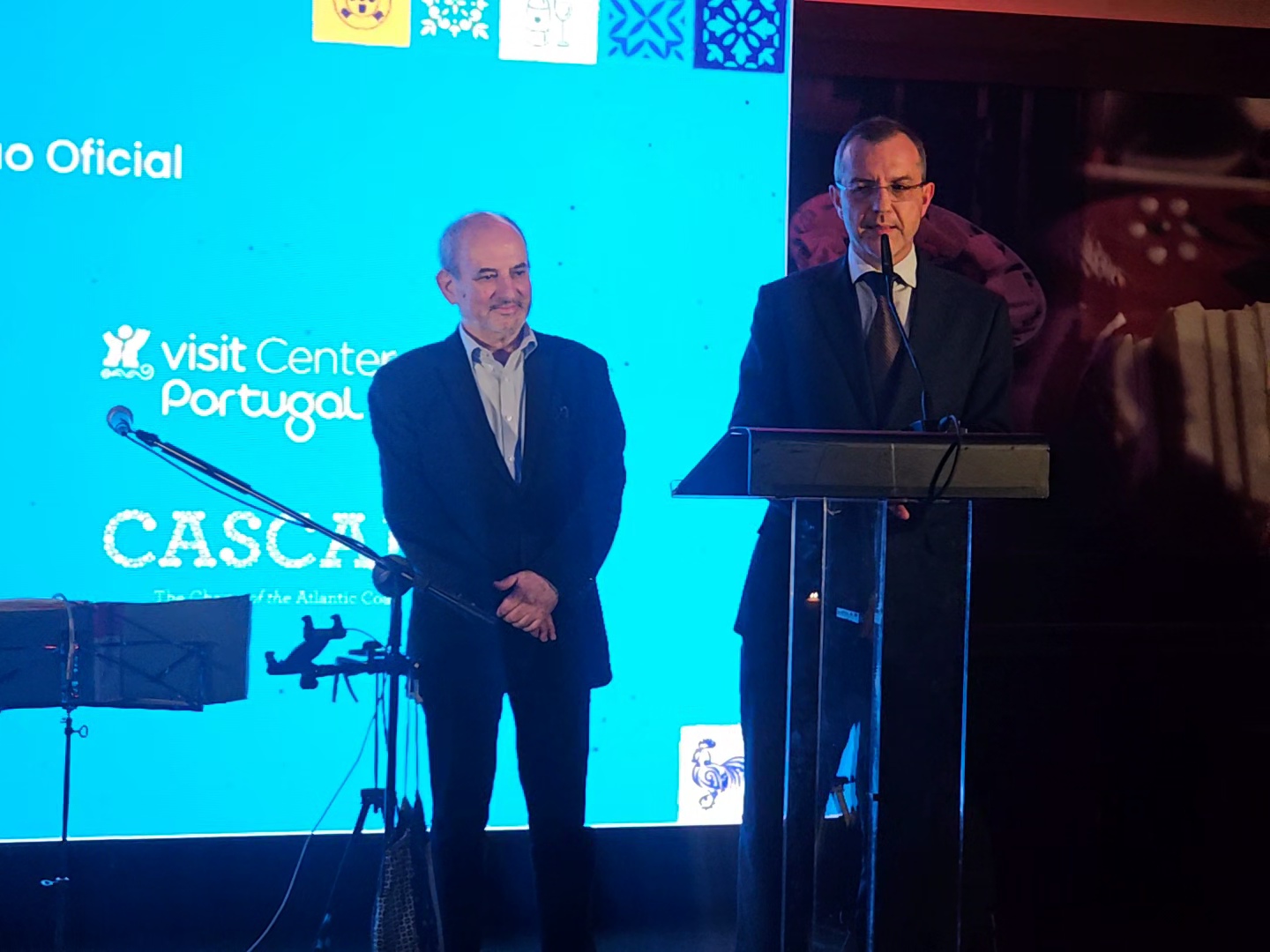 Antonio Lacerda, diretor executivo do Visit Alentejo, e Jose Santos,  presidente na Agência Regional de Promoção Turística - Turismo do Alentejo PPT