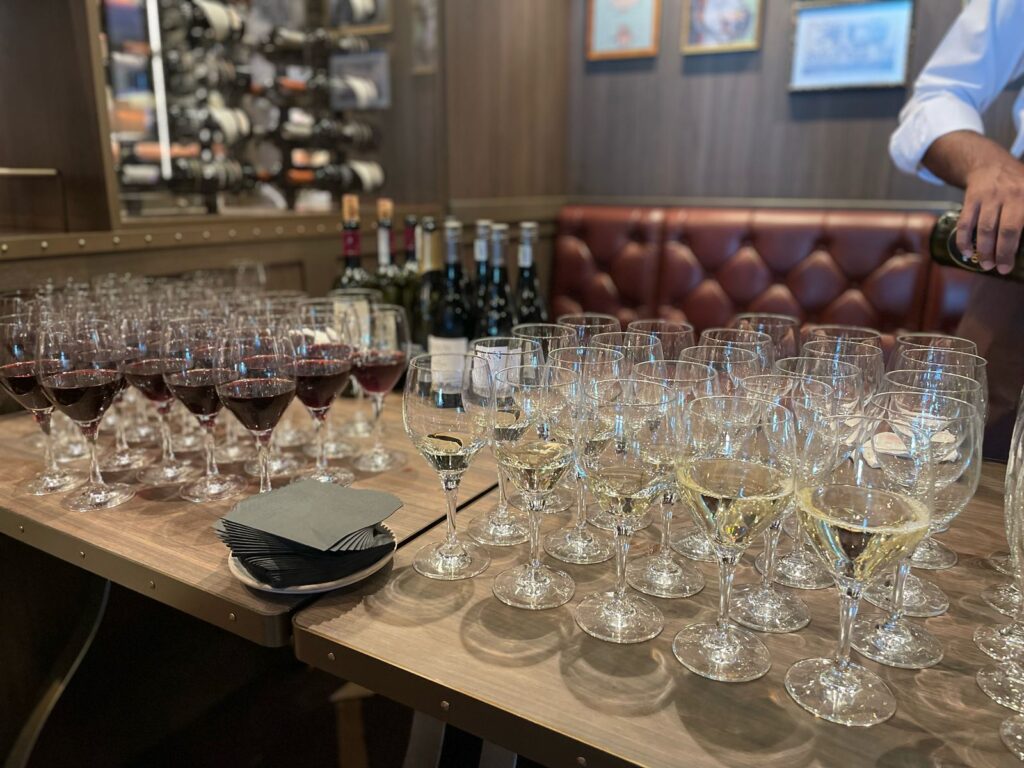Vinhos do restaurante