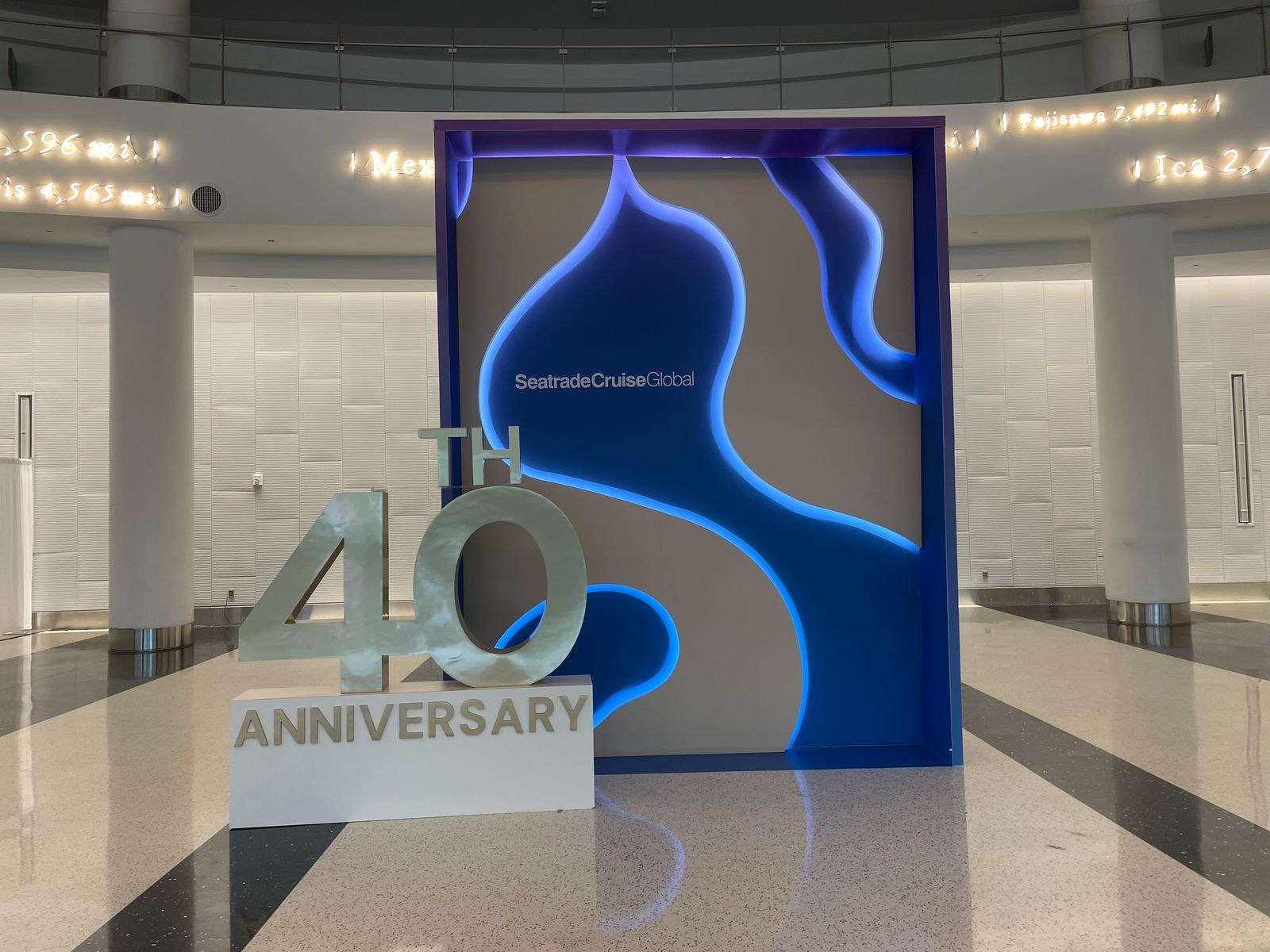 Esta edição marca 40 anos do Seatrade Cruise Global