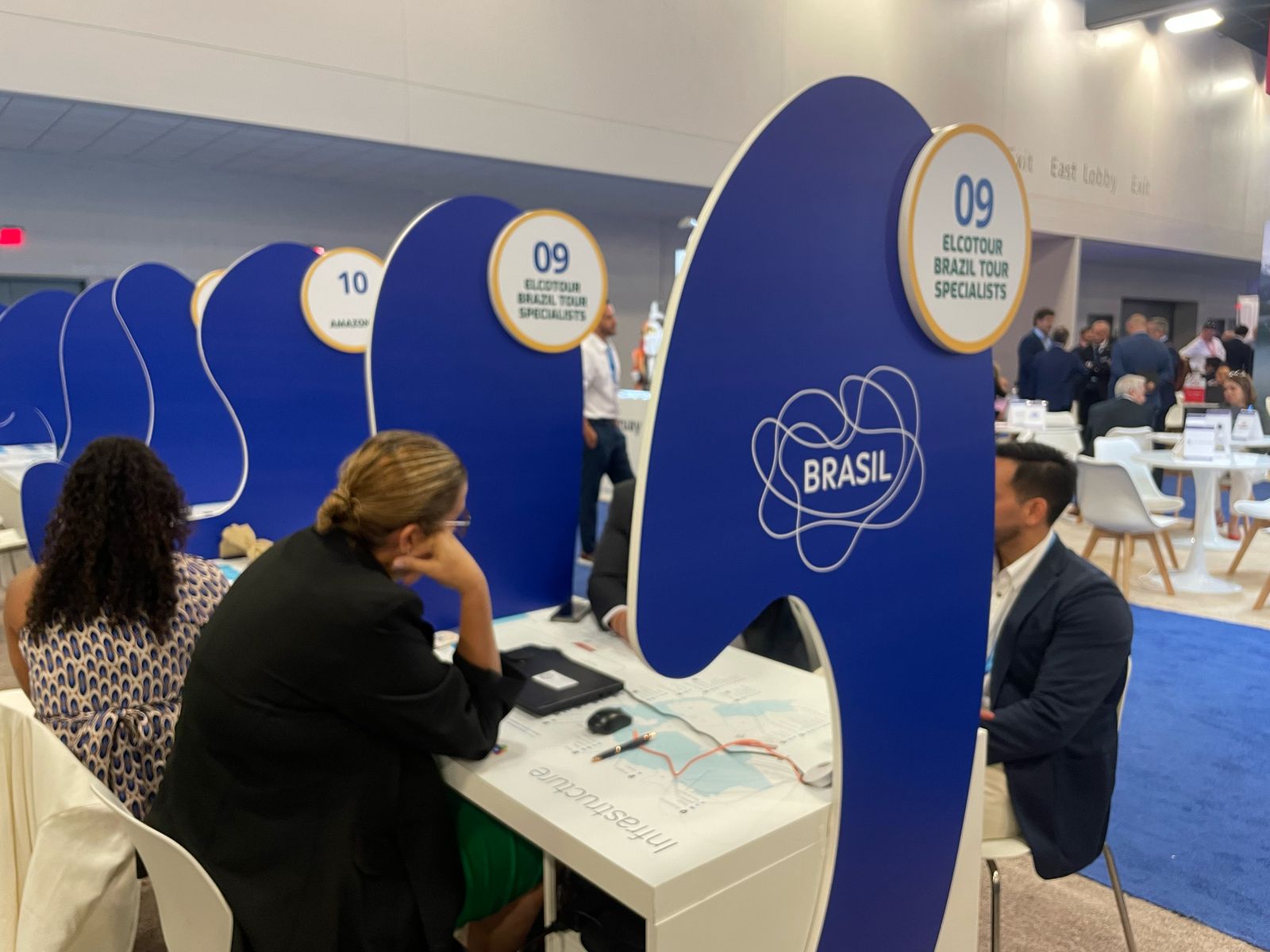 Elcotour marcou presença no estande da Embratur