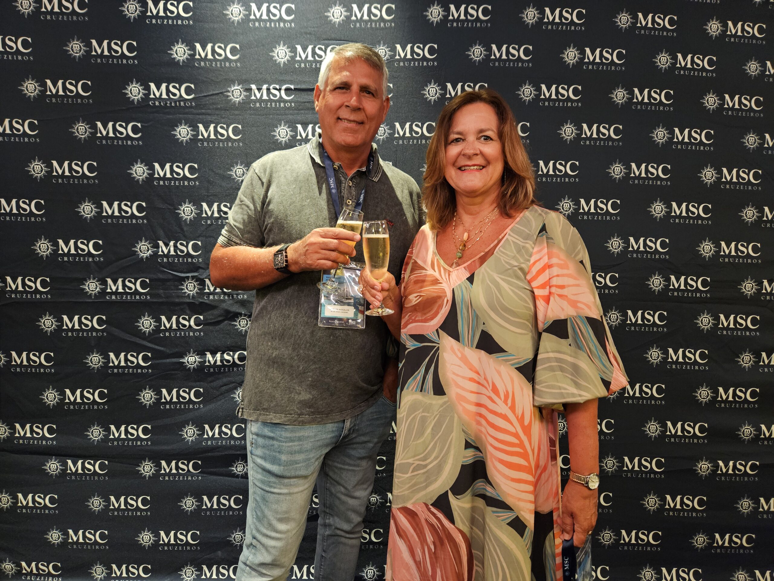 Carlos Nogales e Rosangela Ferro, da Blue Star Viagens