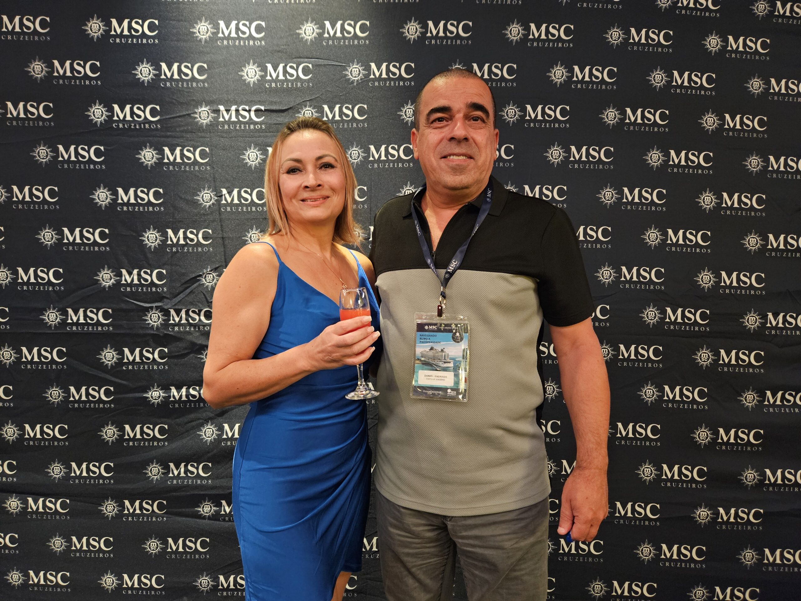 Vilaní Oliveira e Daniel Andrade, da Ciatour Viagens