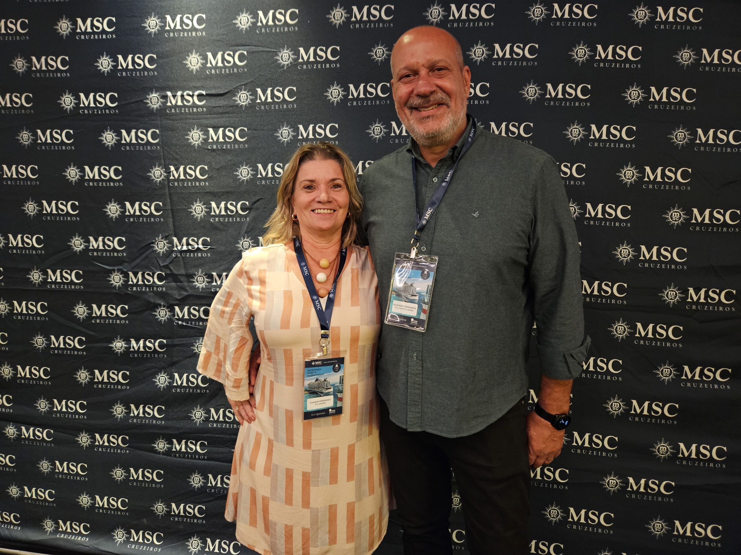 Claudia Fernandes e Alexandre Fernandes, da Tilli Viagens e Turismo