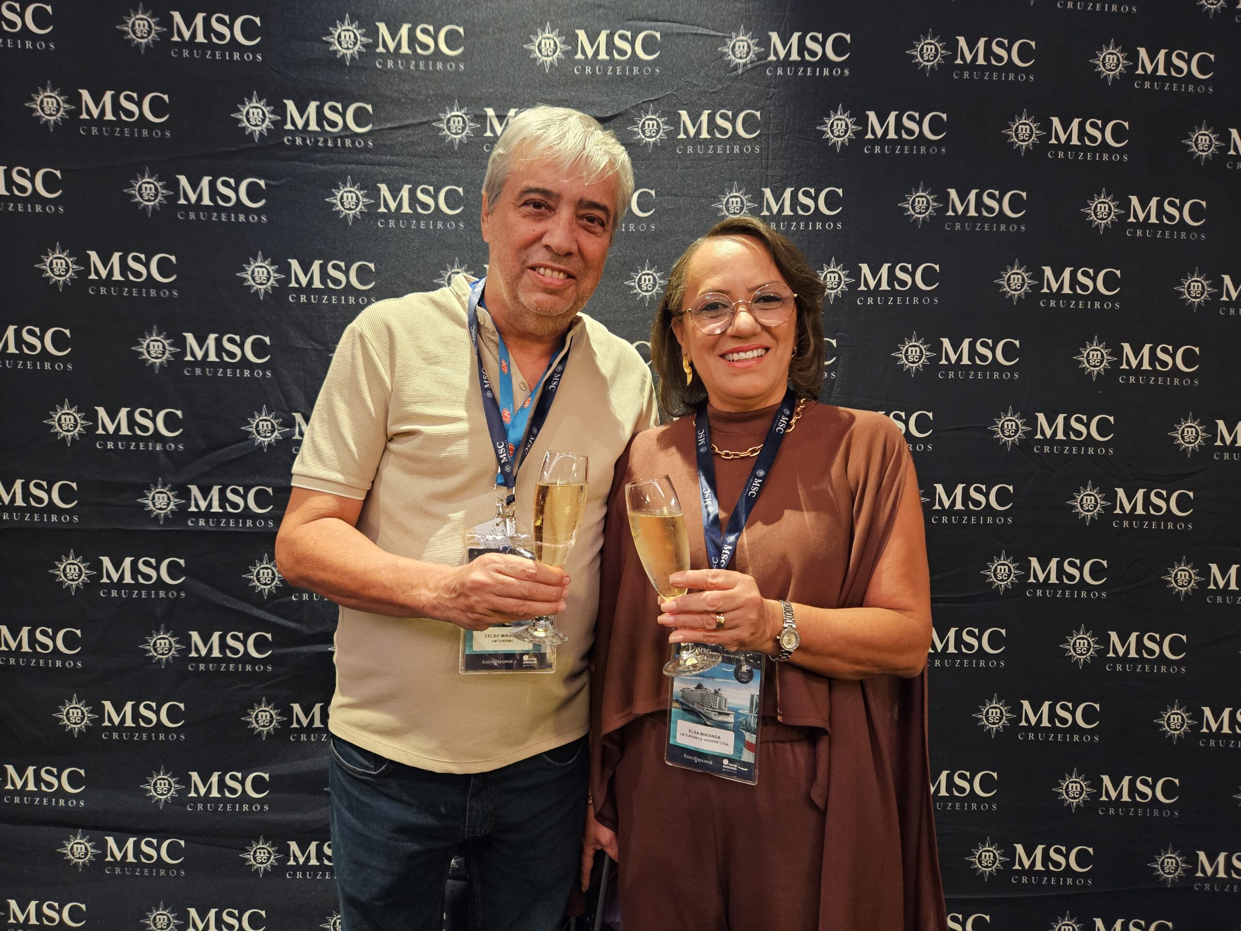 Celso Mirando e Elsa Miranda, da LM Turismo